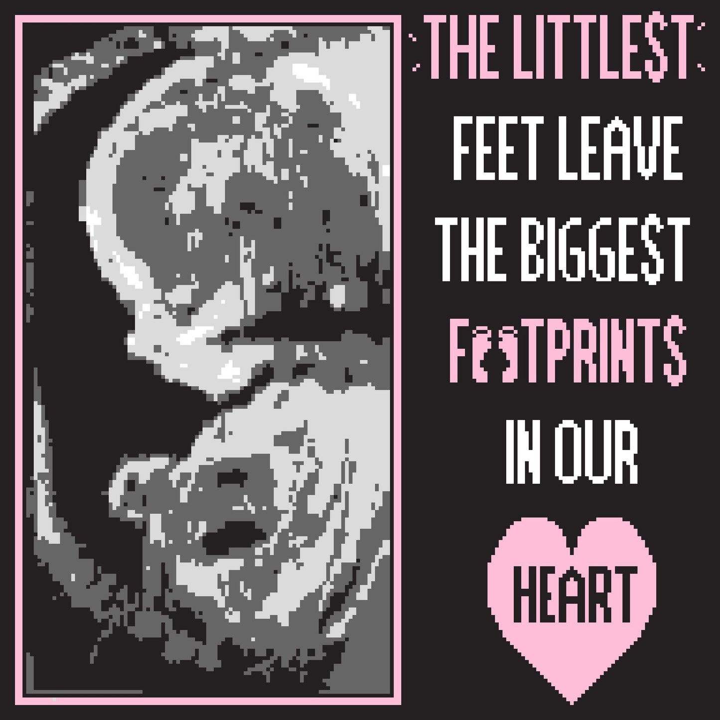 The Littlest Feet, Crochet Baby Blanket Pattern, Crochet Newborn Blanket
