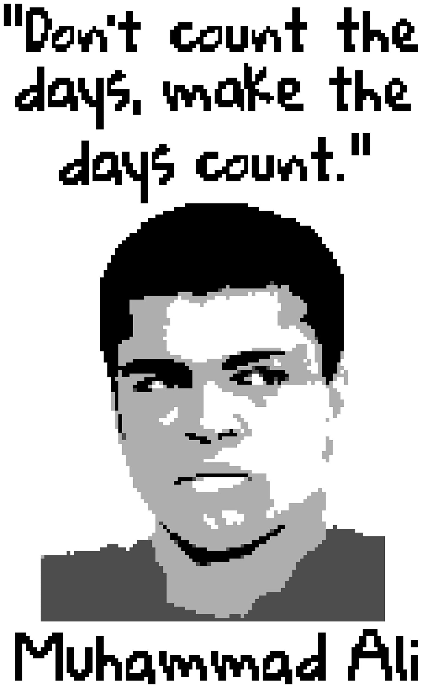 Crochet Celebrity Muhammad Ali, Tapestry Crochet Blanket Pattern