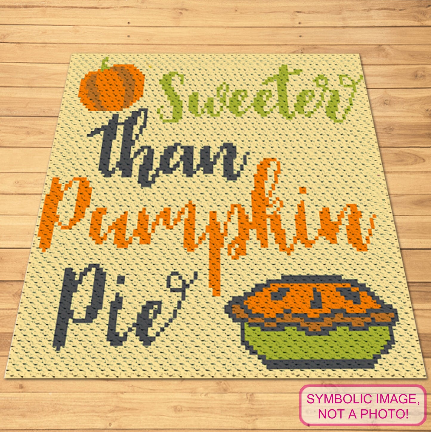 Sweeter Than Pumpkin Pie Crochet BUNDLE: Crochet Pillow Case, C2C Crochet Graphgan