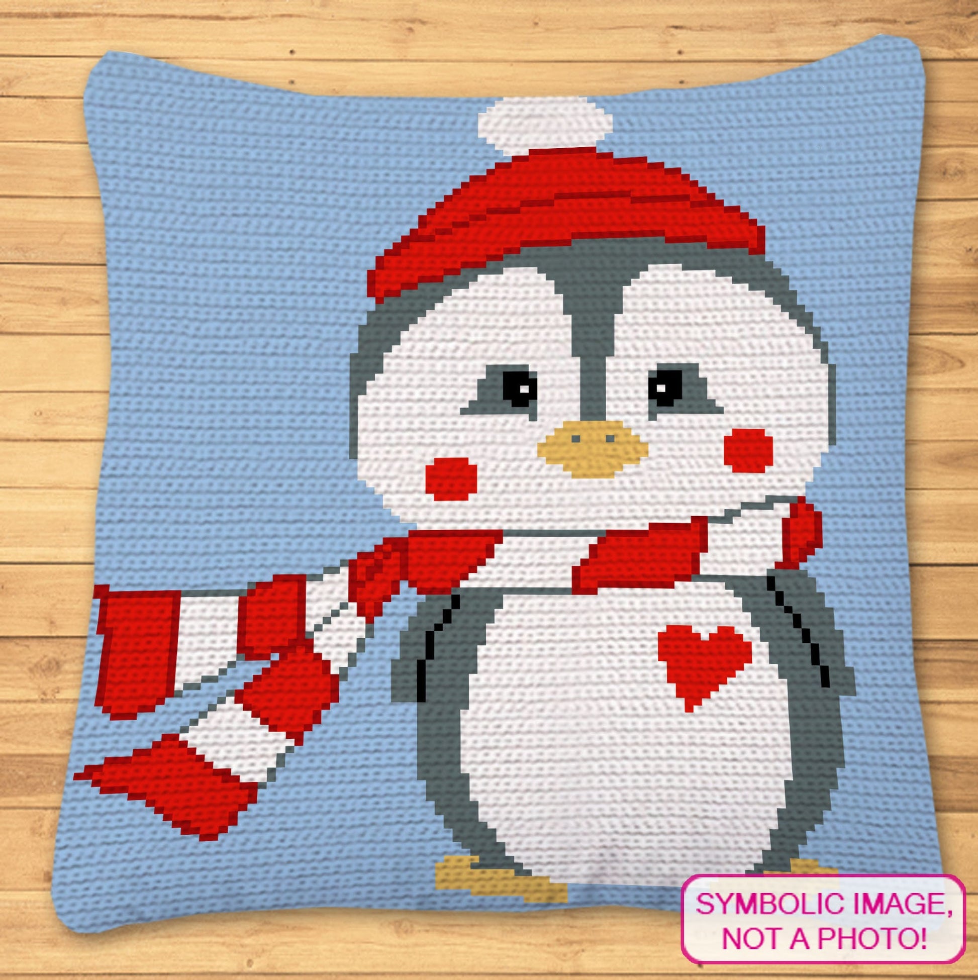 Crochet Penguin Pillow Pattern
