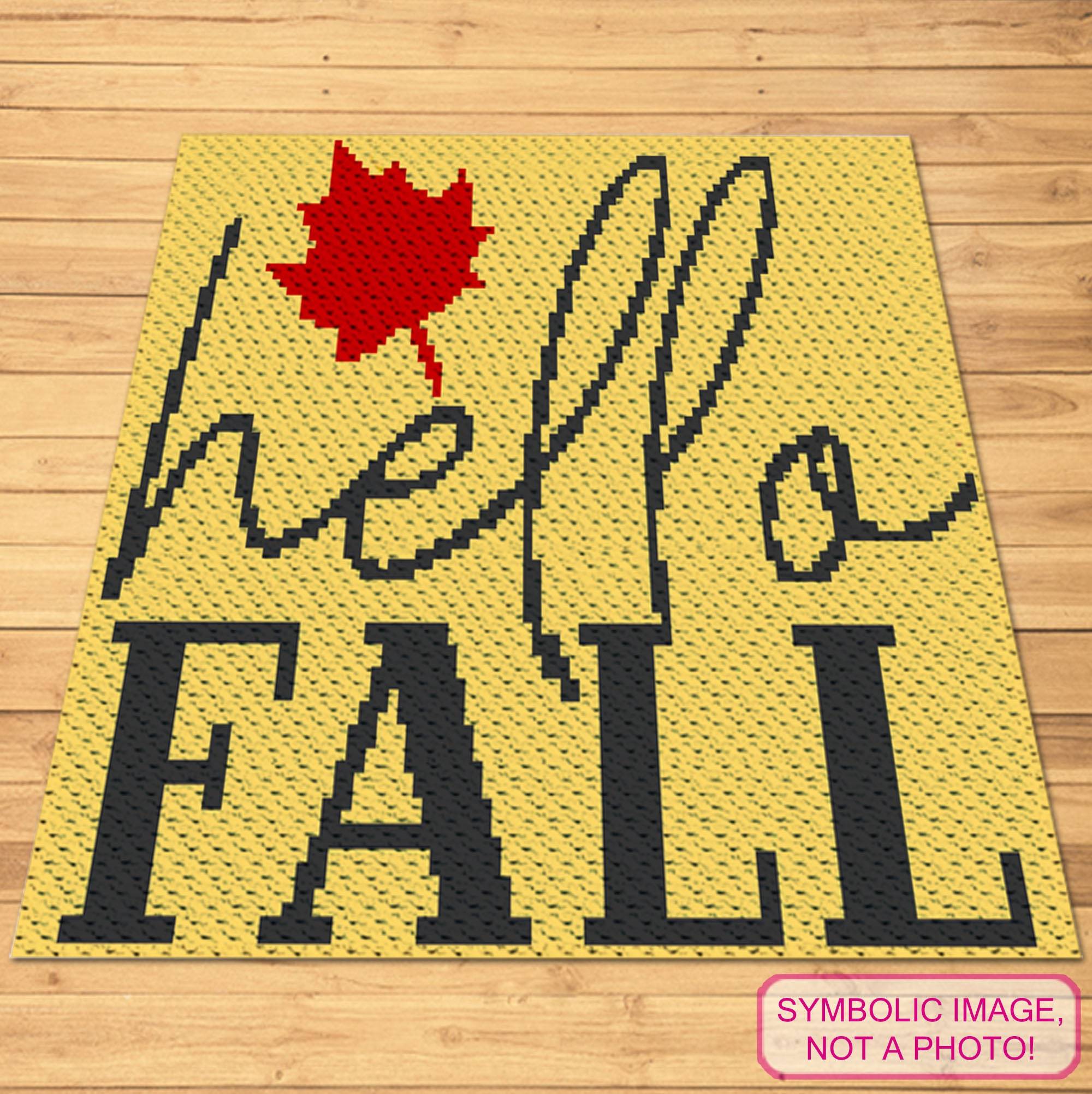 Hello Fall - C2C Autumn Crochet Blanket Pattern
