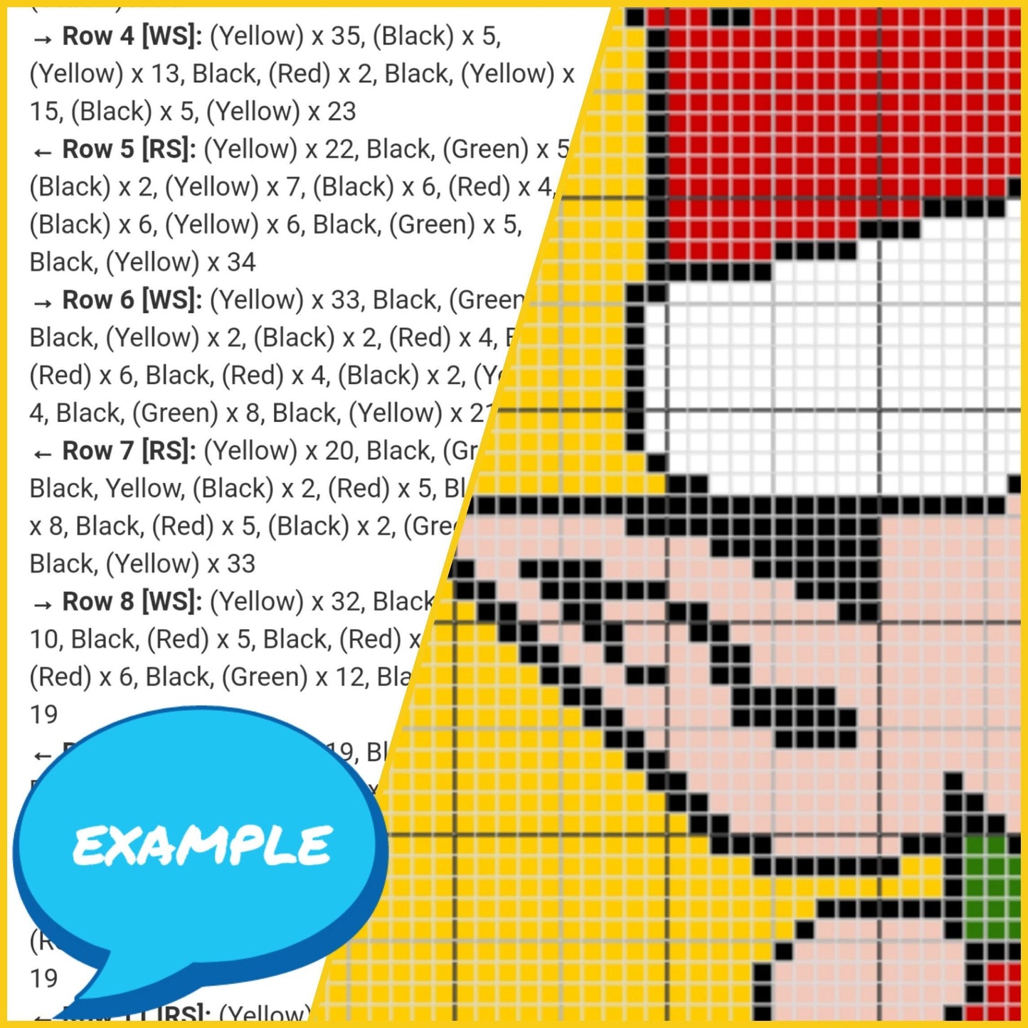 Crochet Elf Pattern - Tapestry Crochet Christmas Blanket Pattern, Christmas Crochet Pillow Pattern