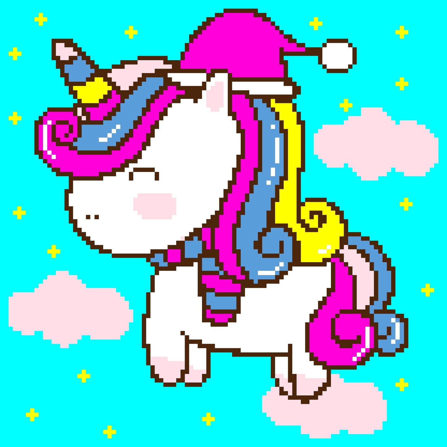 Unicorn Crochet Blanket - Crochet BUNDLE: C2C Unicorn Pattern, Crochet Unicorn Pillow