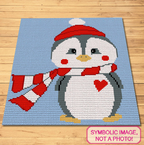 Crochet Penguin Blanket Pattern
