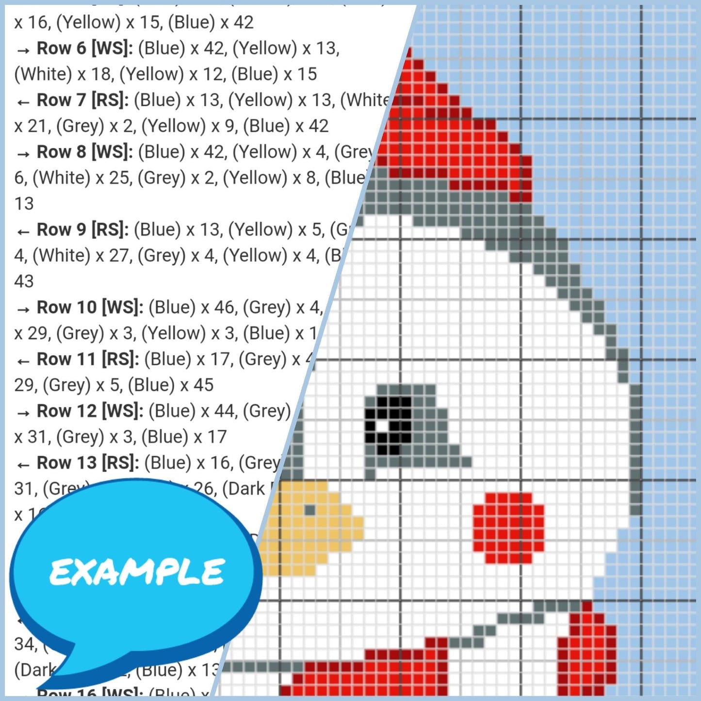 Crochet Pattern with Written Instructions