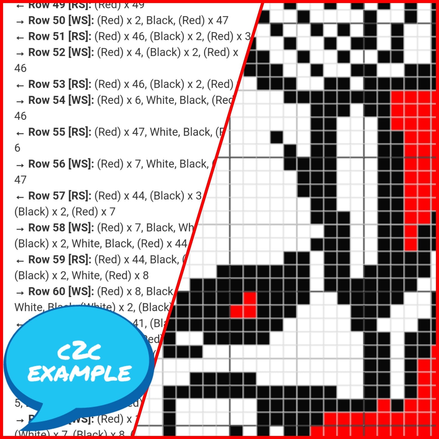 Crochet Devil, Creepy Crochet BUNDLE: C2C Afghan Pattern, Crochet Pillow Pattern