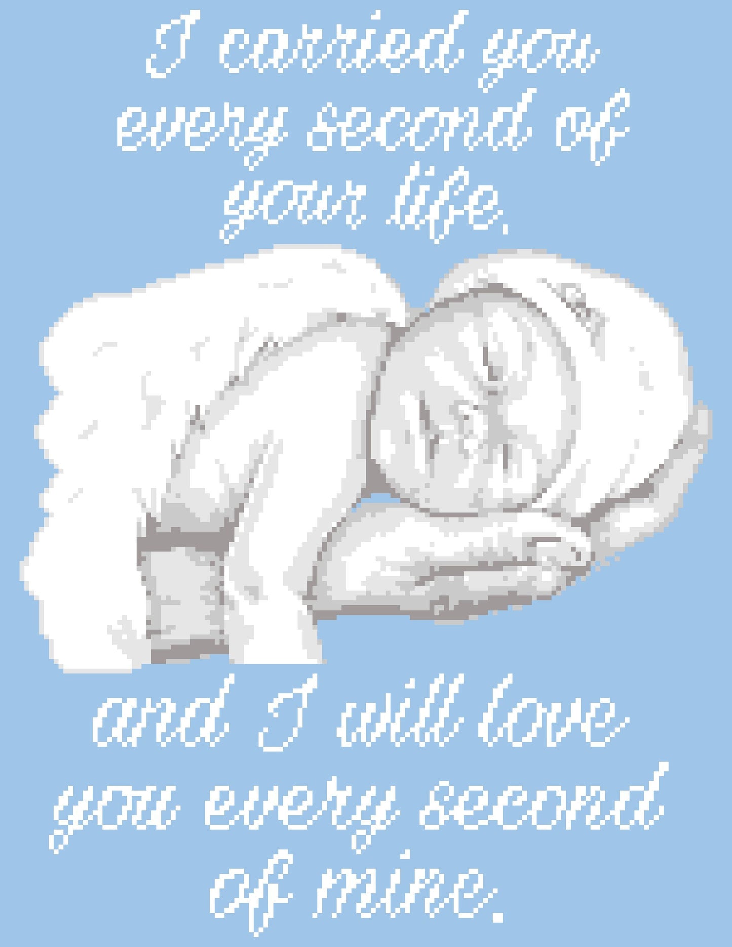 Crochet Angel Blanket - Tapestry Crochet Pattern