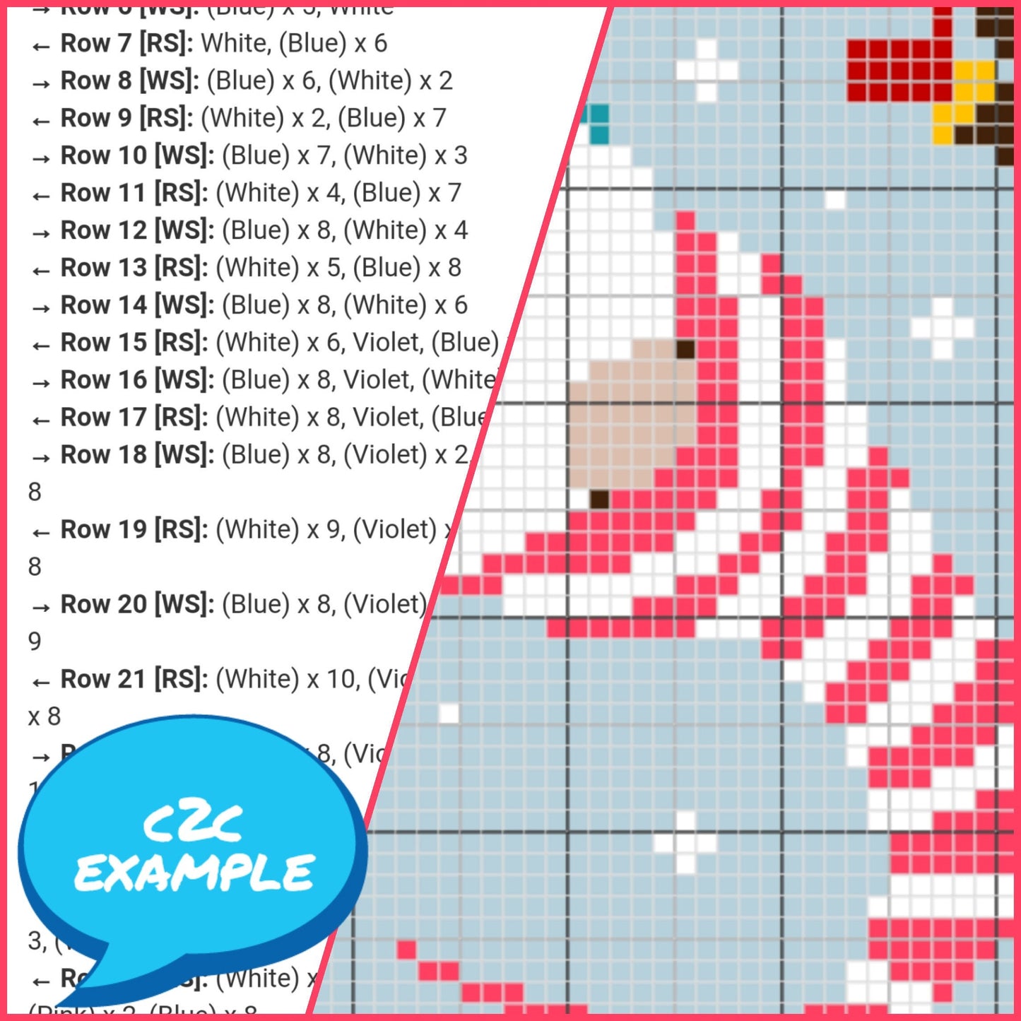 Crochet Gnomes Pattern - C2C Crochet Pattern with Written Instructions
