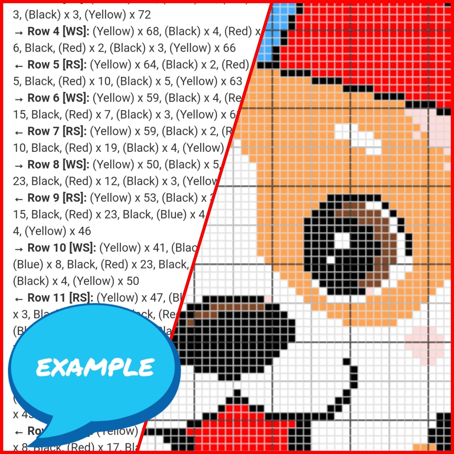 Christmas Crochet Corgi Pattern, Tapestry Crochet Dog Blanket Patterns, Crochet Pillow Pattern