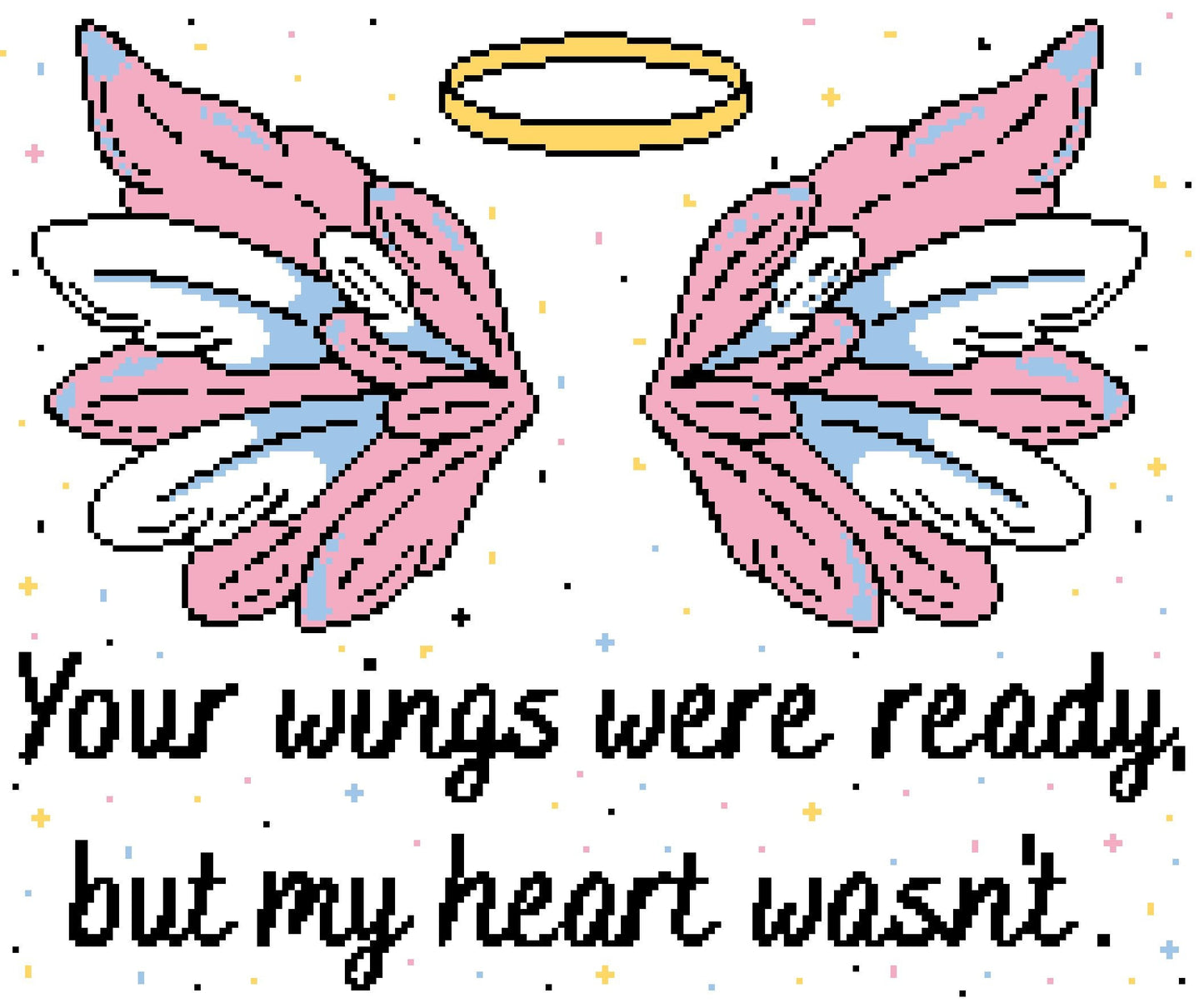 Crochet Angel Wings - Tapestry Crochet Pattern with Written Instructions