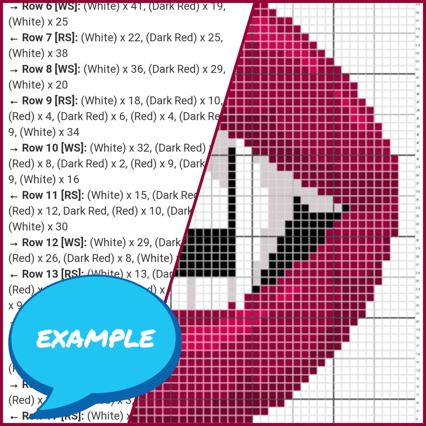 Crochet Vampire Pattern - Tapestry Crochet Blanket Pattern, Halloween Crochet Pillow