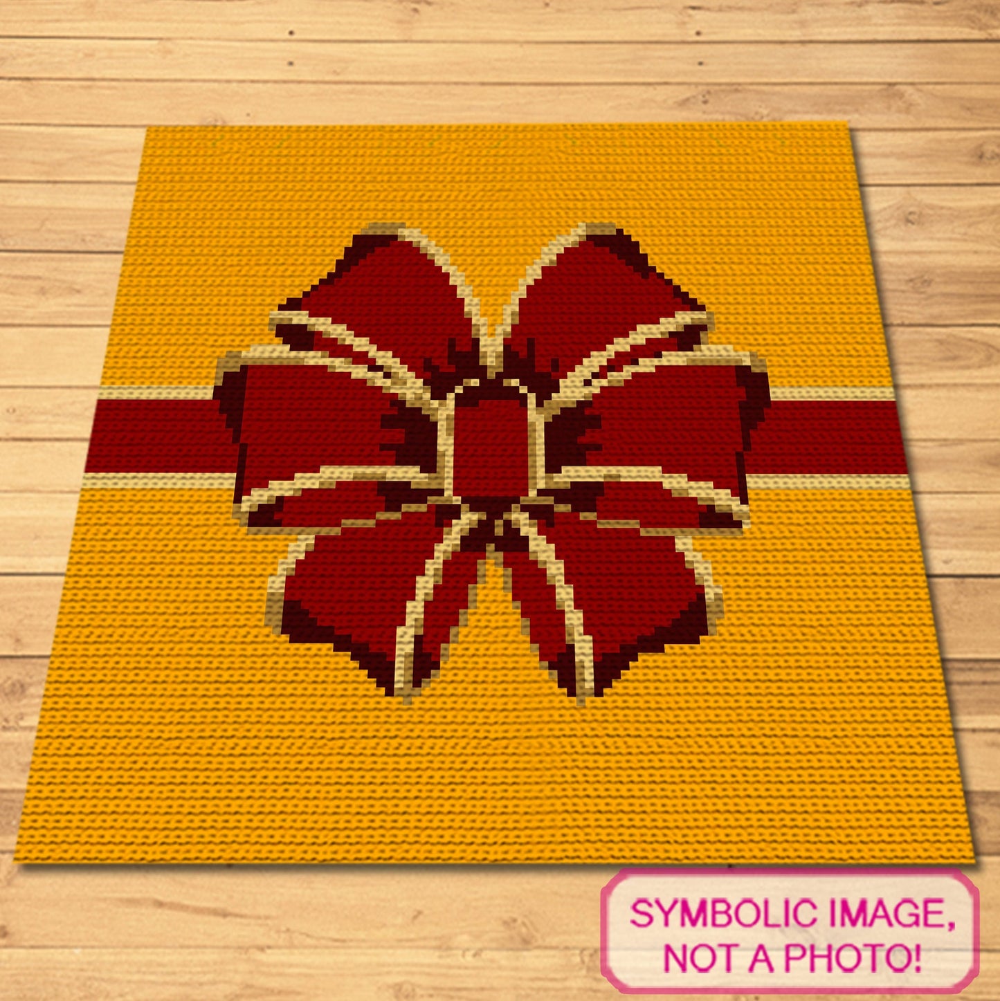 Crochet Gift Pattern, Crochet BUNDLE: C2C Christmas Blanket Pattern, Christmas Crochet Pillow Pattern