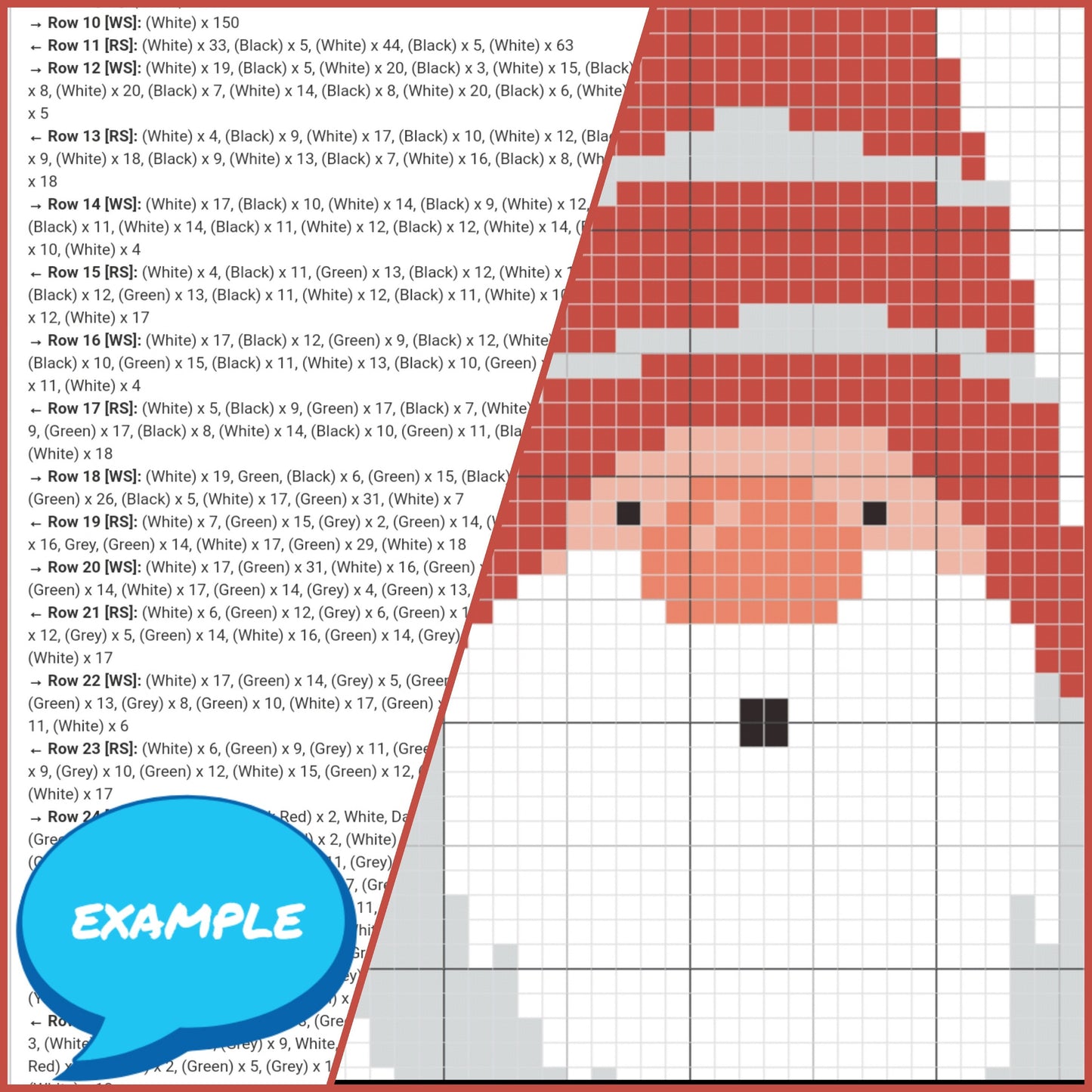 Crochet Three Gnomes Pattern, Christmas Crochet Afghan Pattern, Crochet Pillow Pattern