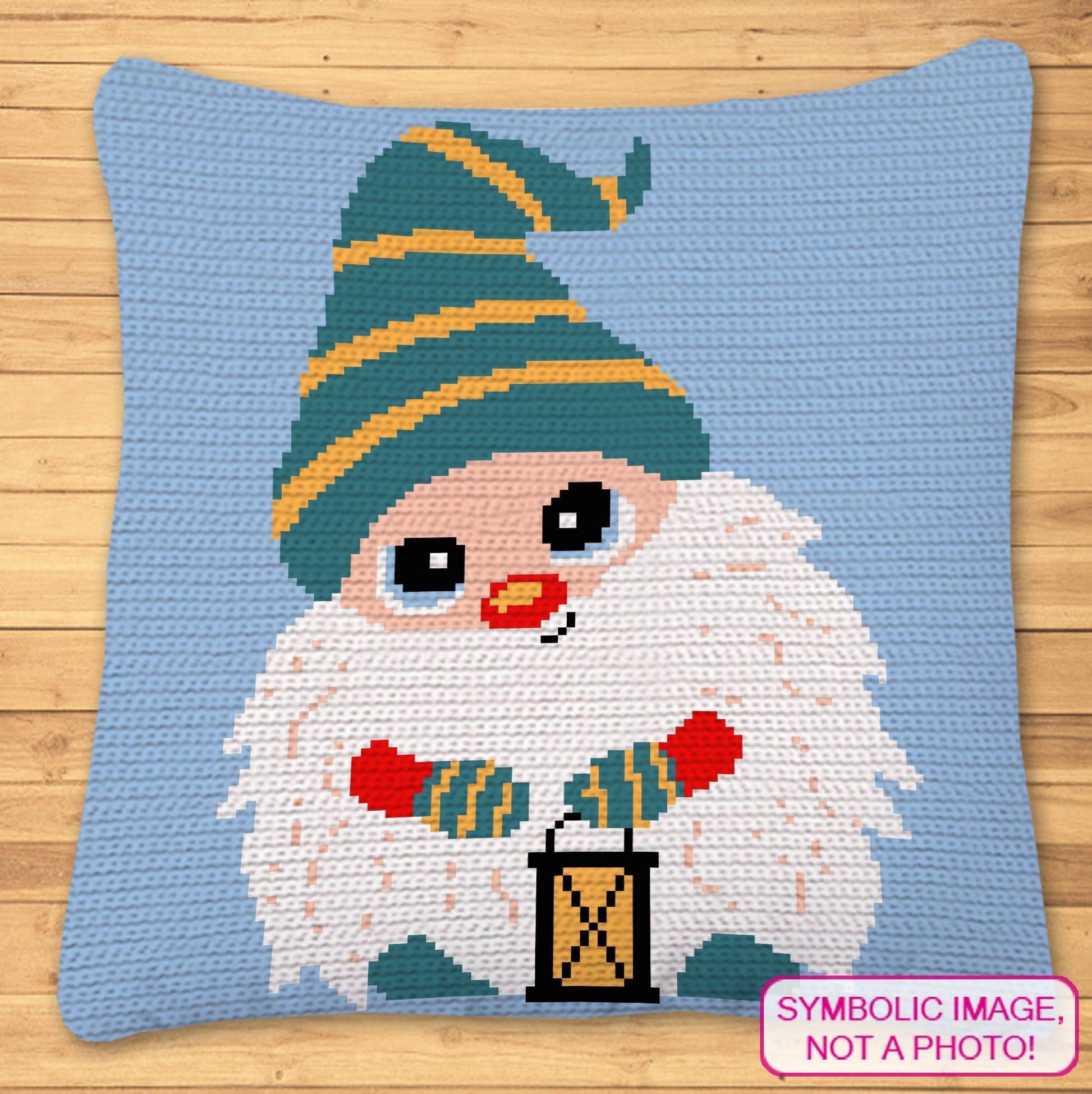 Crochet Pillow Pattern with Written Instructions.