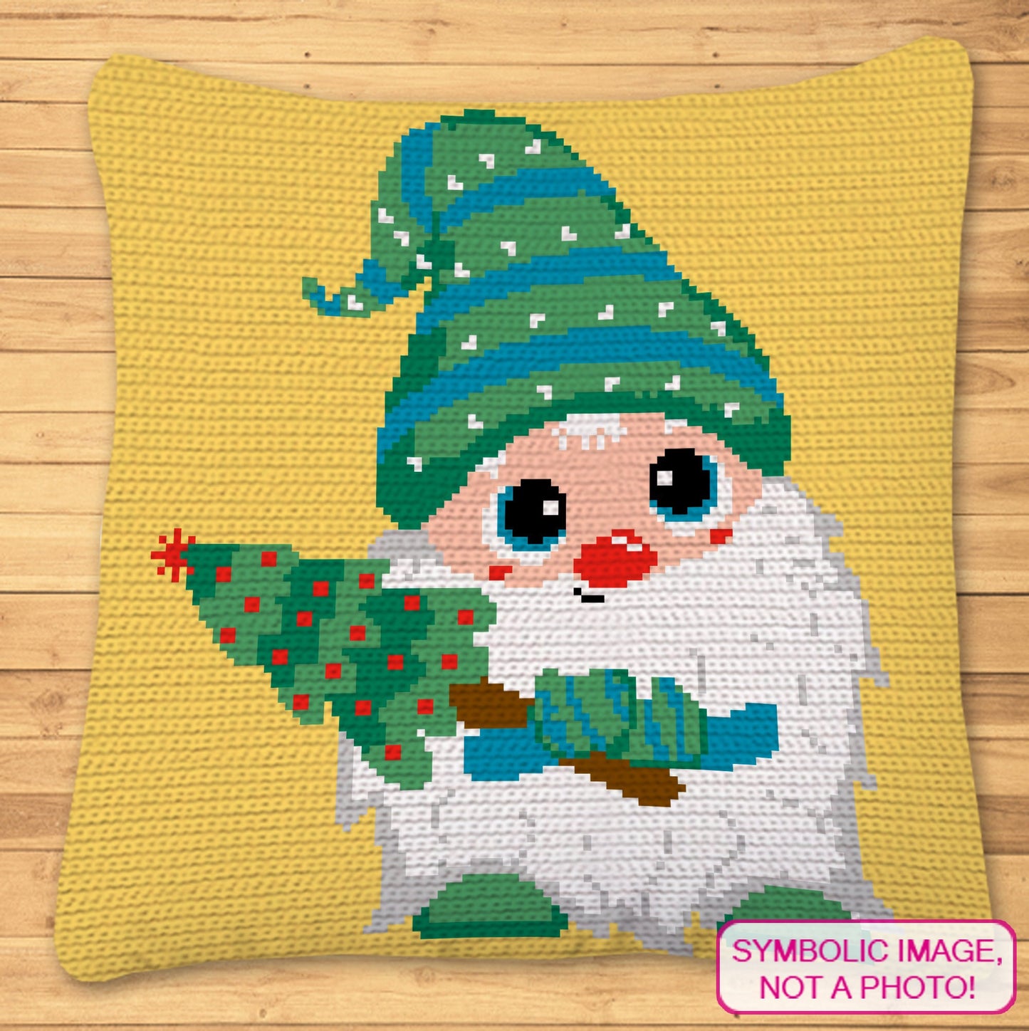 Crochet Pillow Pattern with Written Instructions. Click to learn more!