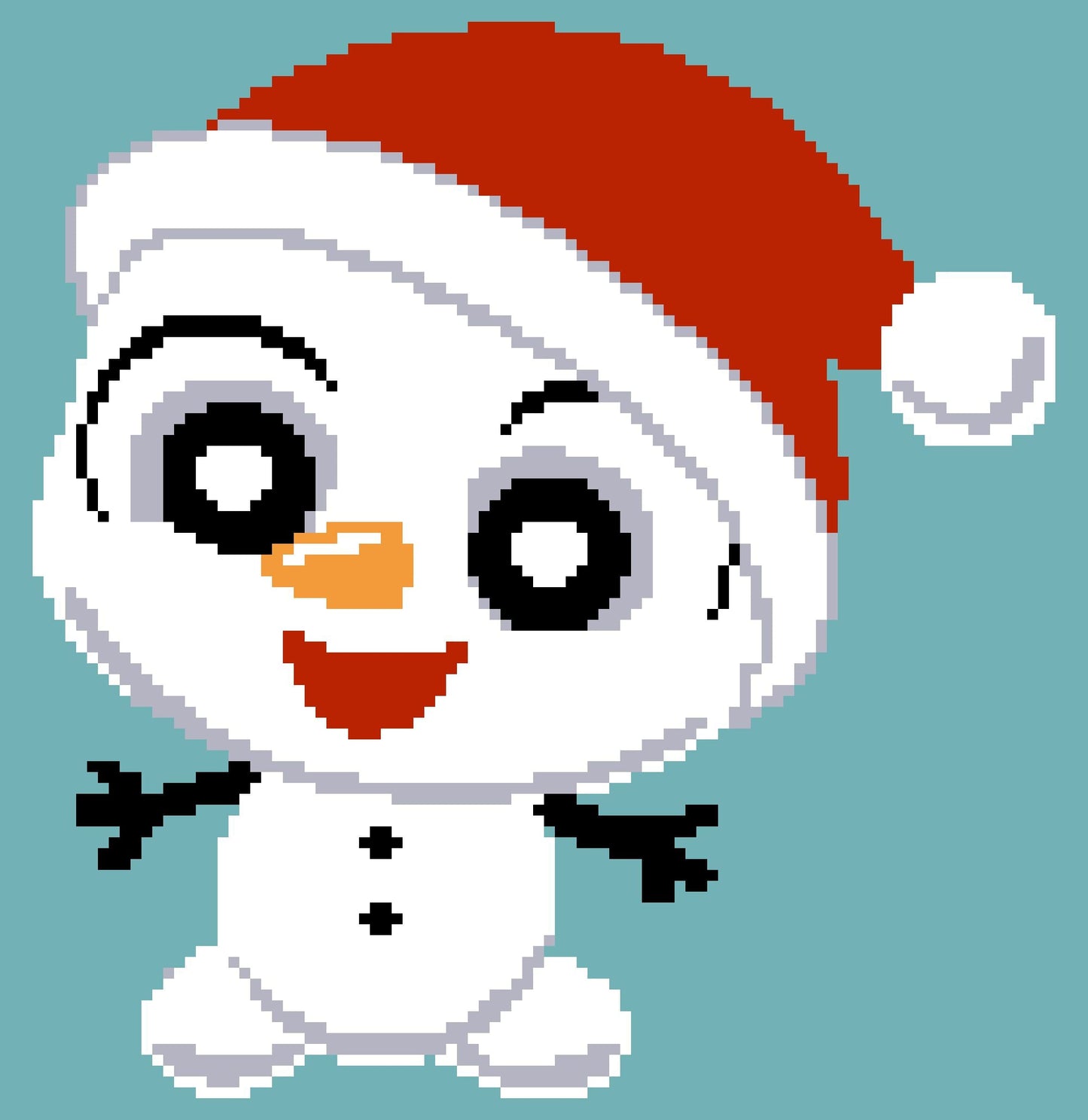 Crochet Snowman Pattern - Crochet BUNDLE: C2C Christmas Blanket Pattern + Crochet Snowman Pillow Pattern