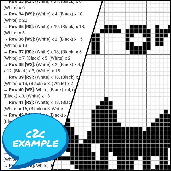 Crochet Cat Pattern, One Cat Away from Crazy - C2C Cat Blanket Pattern