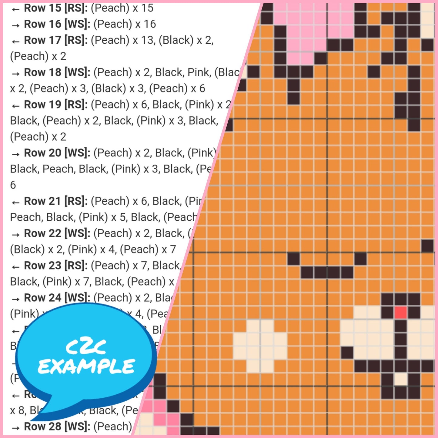 Crochet Rabbit Pattern.