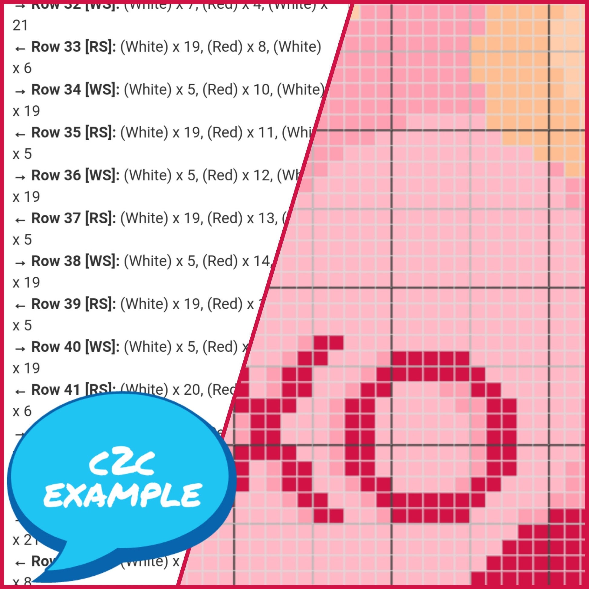 Valentines Day Crochet Pattern.