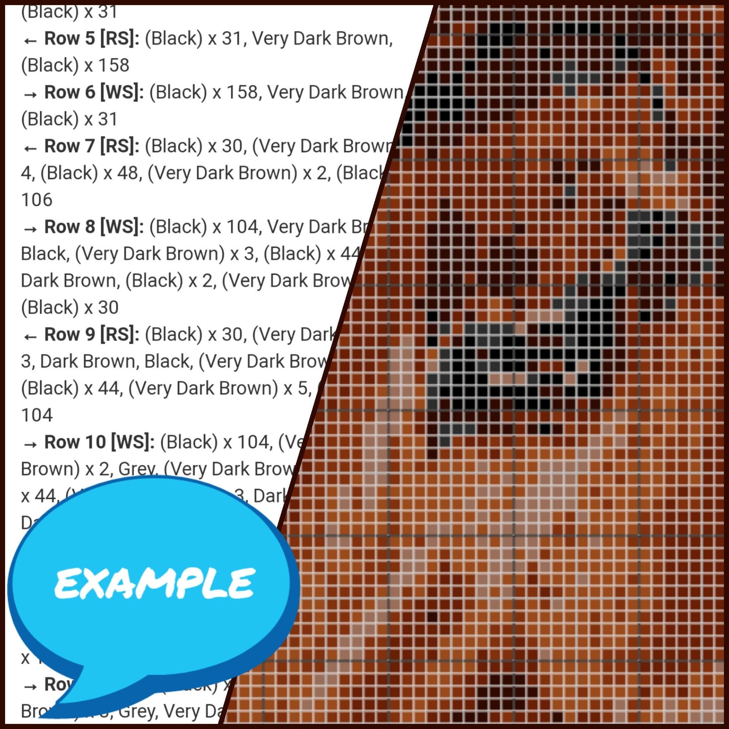 Crochet Horse Pattern - Tapestry Crochet Blanket Pattern