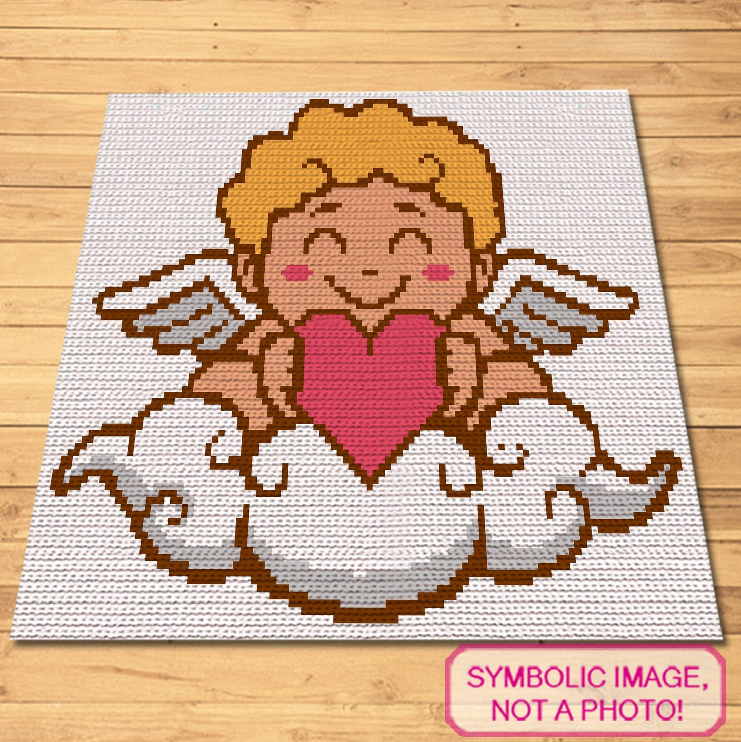 Tapestry Crochet Blanket with Written Instructions. Click to learn more!