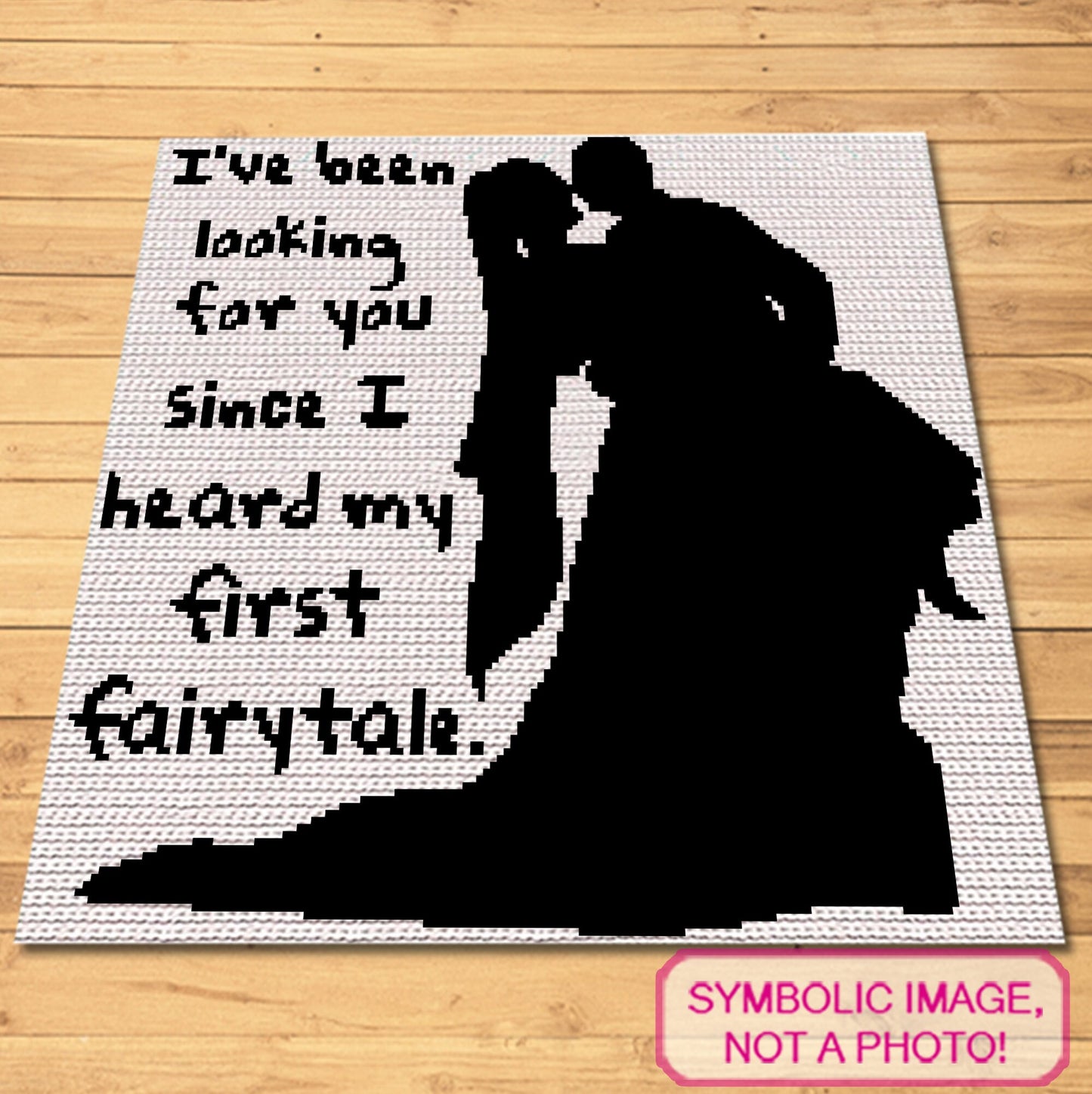 Crochet Couple (My First Fairytale), Crochet Wedding Blanket Pattern, Crochet Pillow Pattern