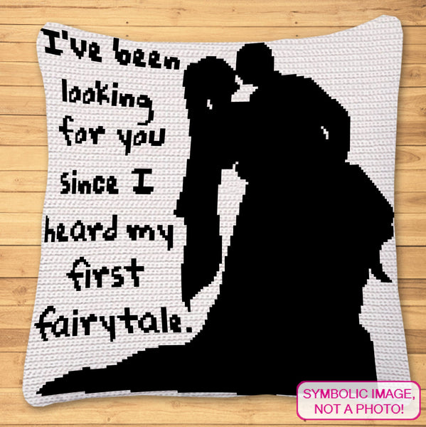 Crochet Couple (My First Fairytale), Crochet Wedding Blanket Pattern, Crochet Pillow Pattern