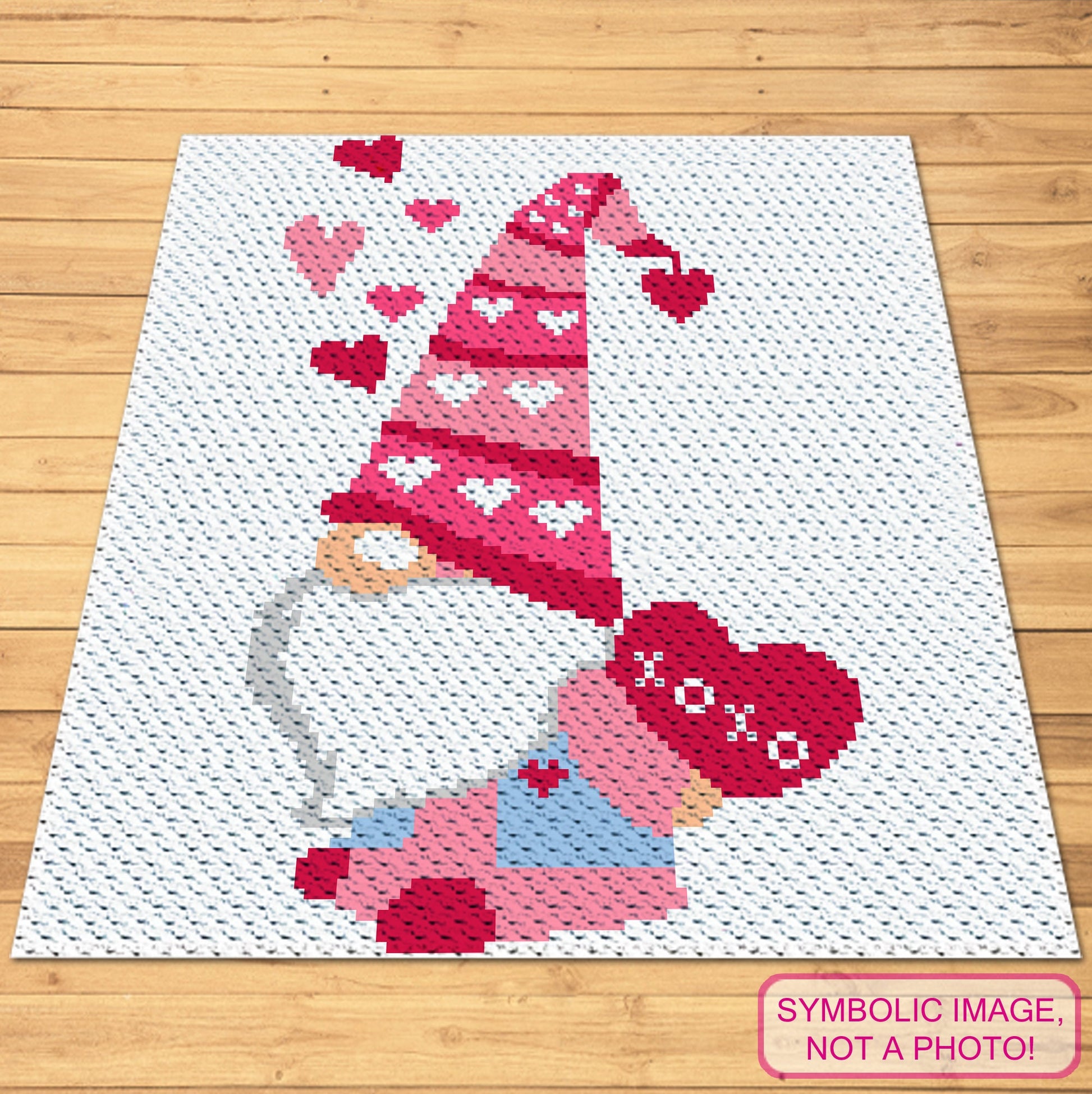 C2C Gnome Blanket Pattern with Written Instructions. Click to learn more!