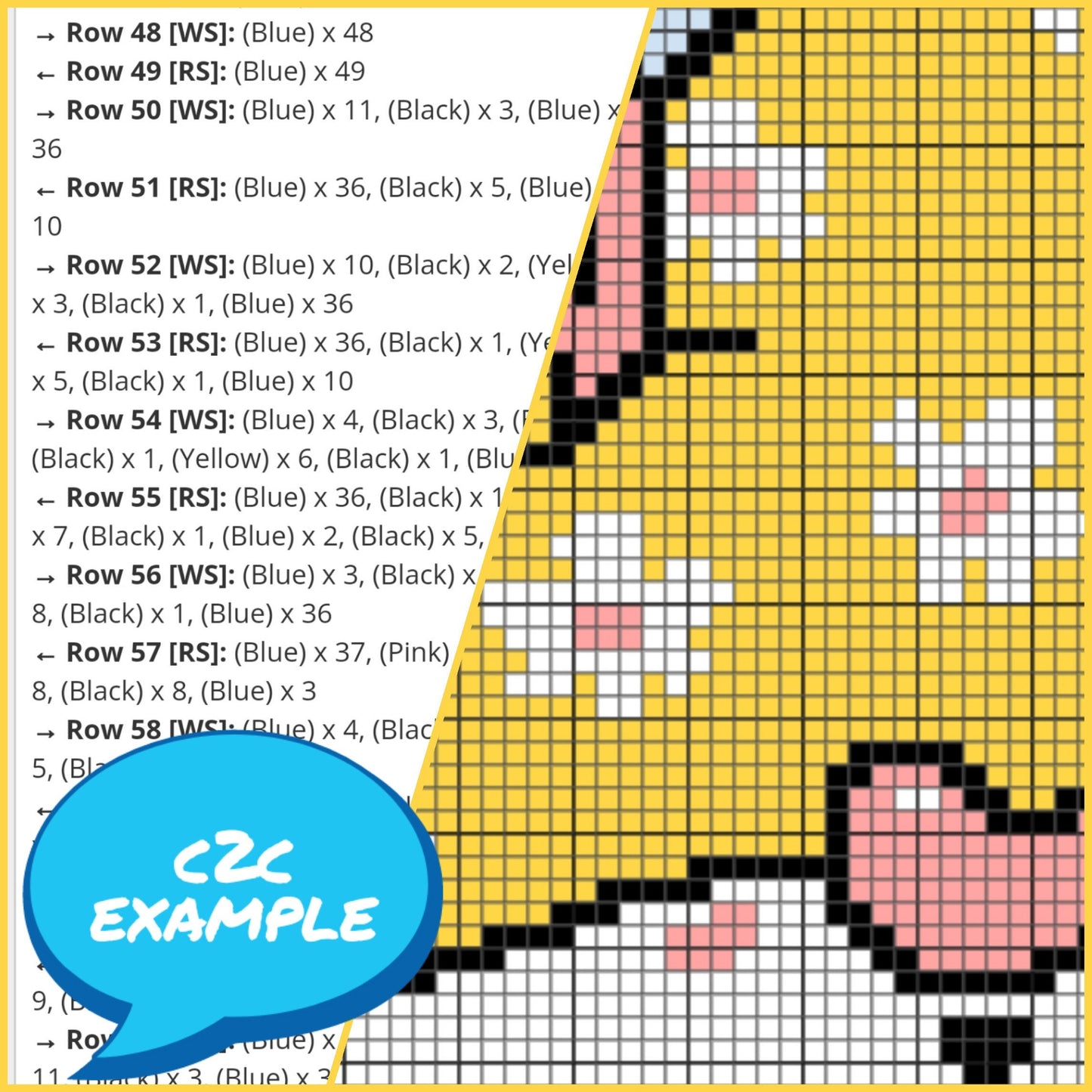 Easter Gnome Bunny Crochet Pattern BUNDLE - C2C Graphgan Pattern, Crochet Pillow Pattern