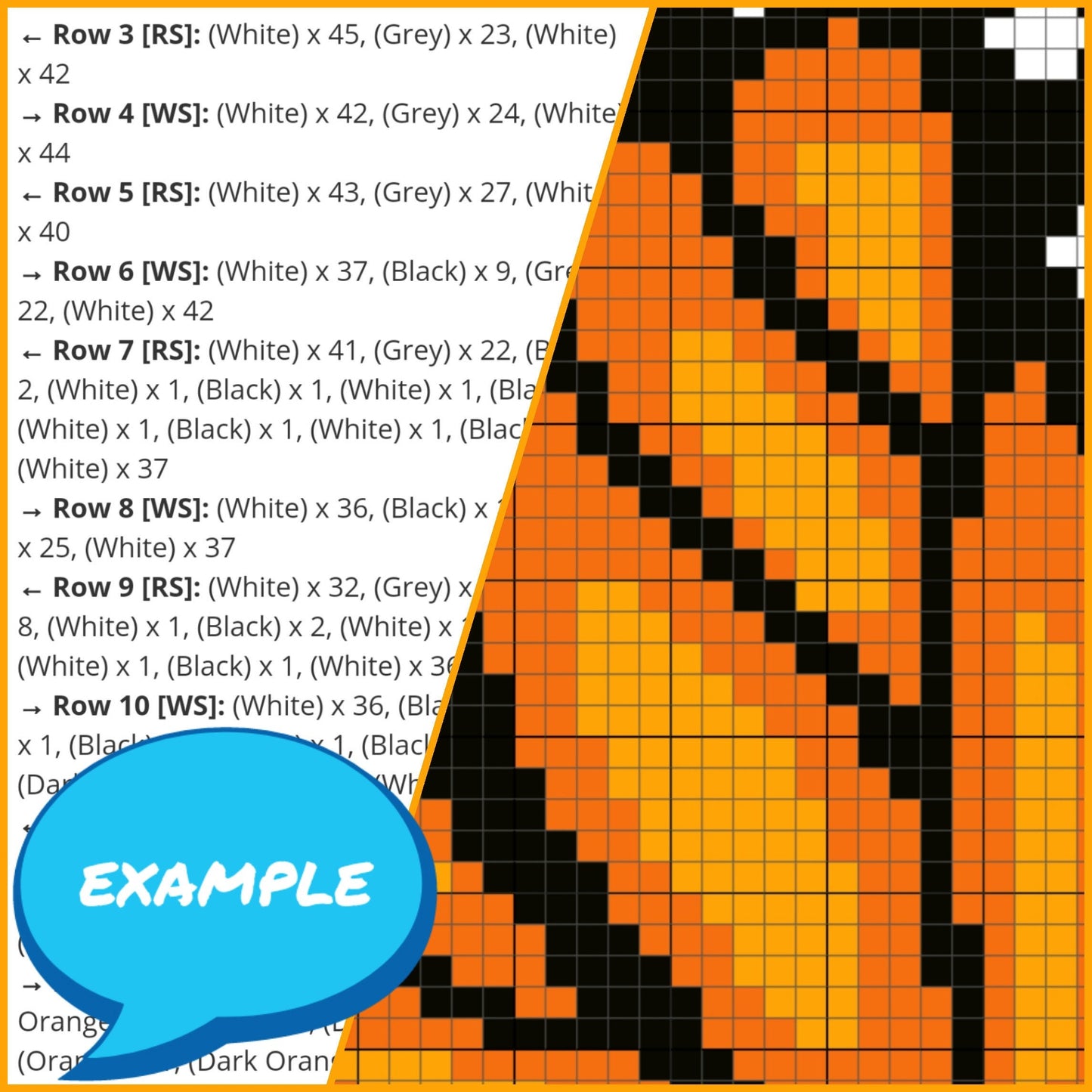 Crochet Monarch Butterfly - Tapestry Crochet Blanket Pattern, and Crochet Animal Pillow Pattern.