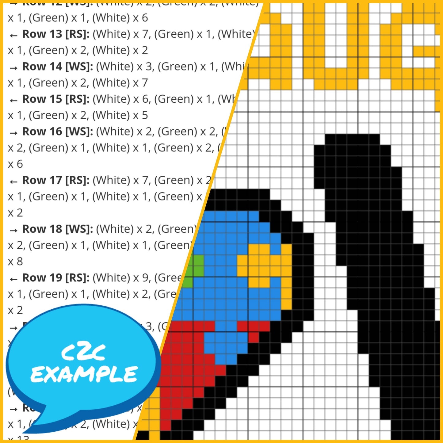 Crochet Autism - Crochet BUNDLE: C2C Crochet Puzzle Blanket Pattern and Crochet Pillow Pattern