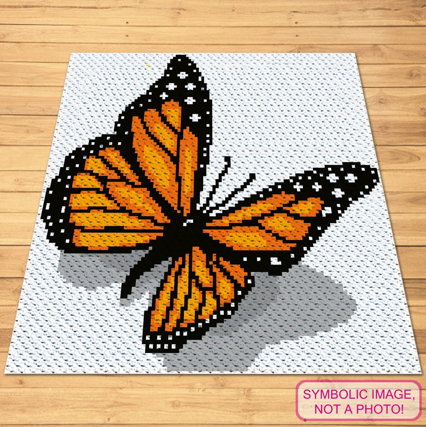 Crochet Butterfly - C2C Crochet Afghan
