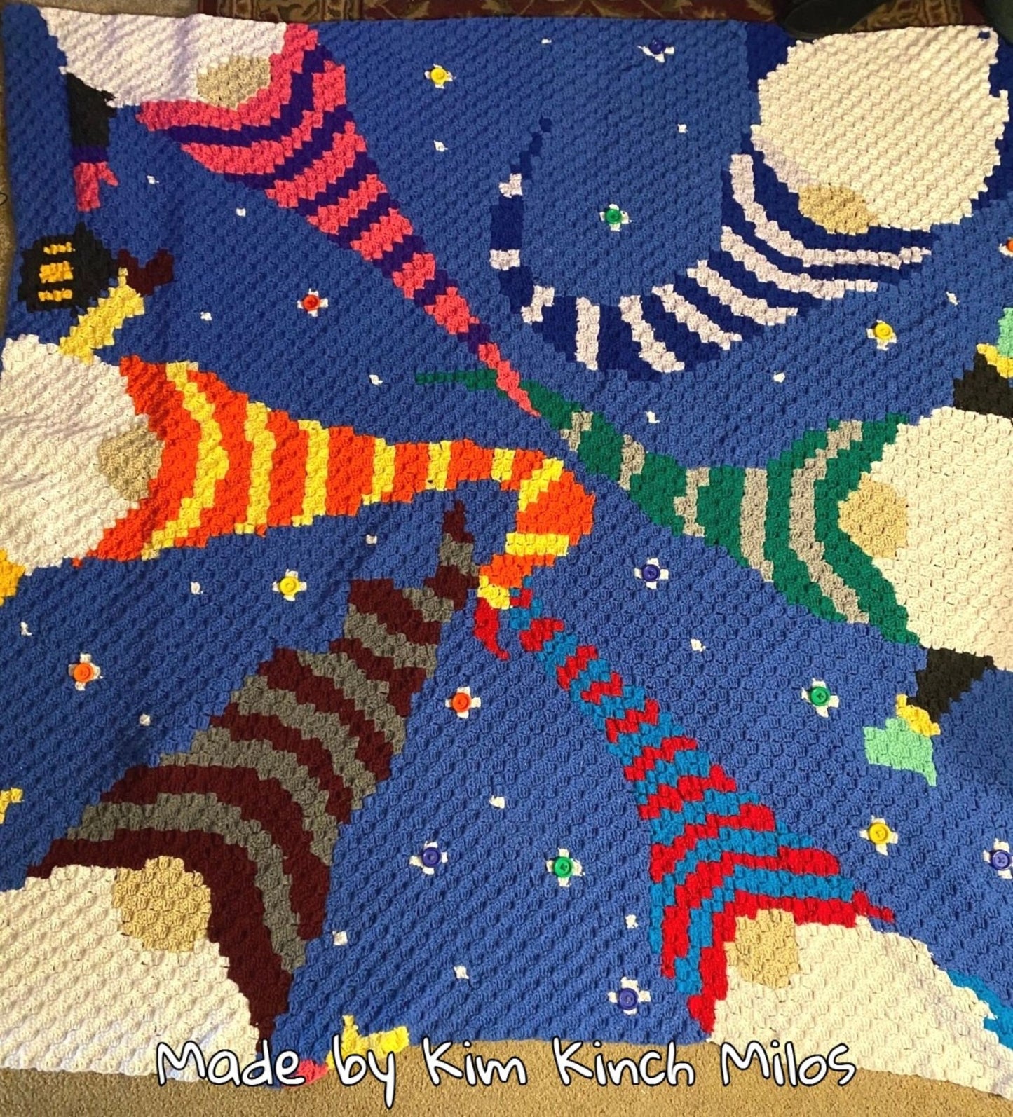 Crochet Gnomes Pattern - C2C Crochet Pattern with Written Instructions