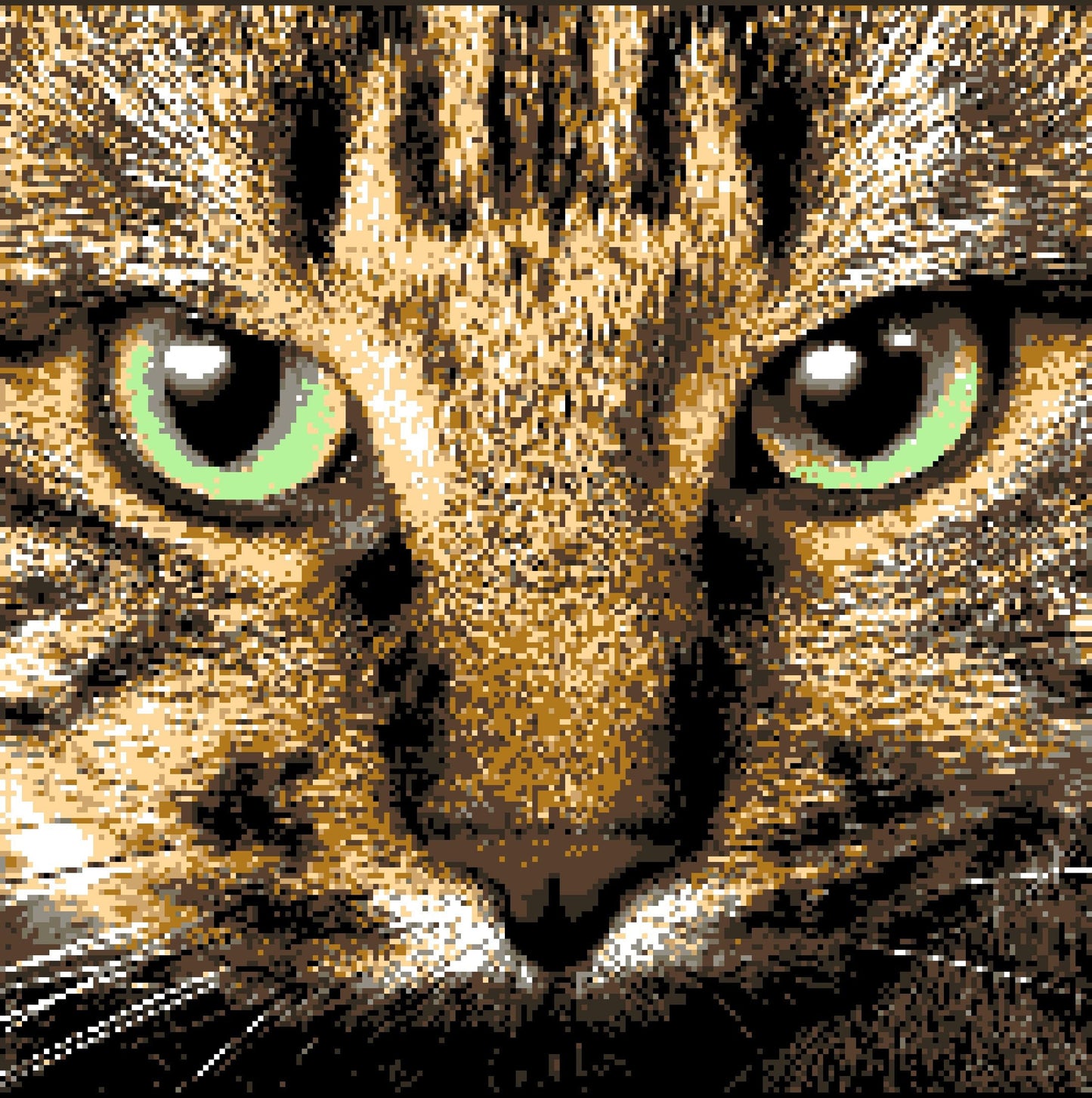 Crochet Tabby Cat - Tapestry Crochet Blanket Pattern