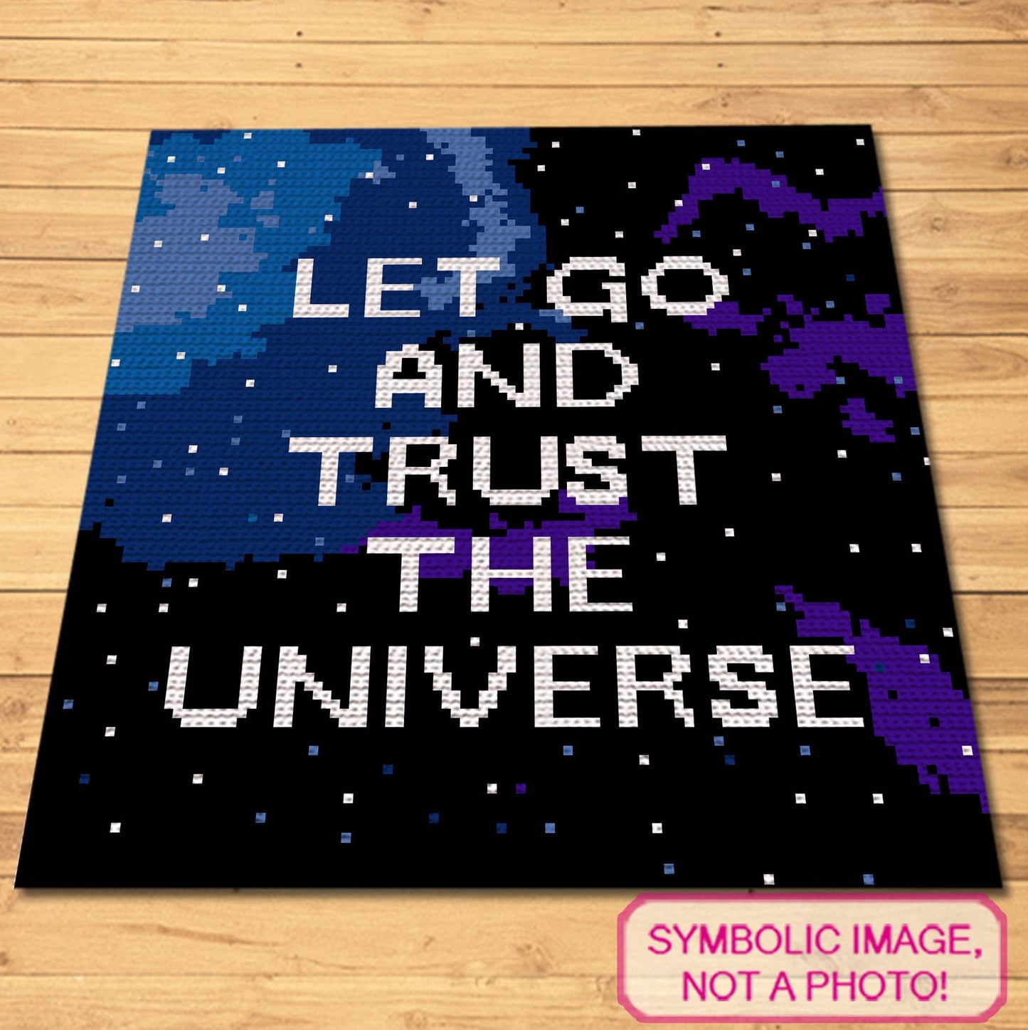 Crochet Space - Tapestry Crochet Afghan, Crochet Pillow Pattern