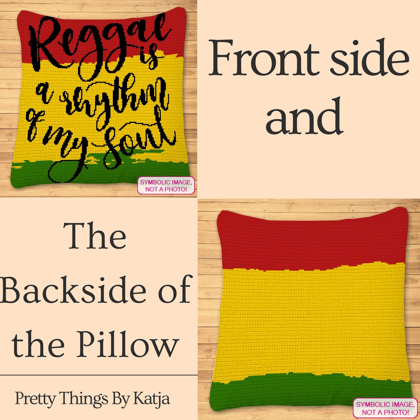 Crochet Rasta - Summer Crochet BUNDLE: C2C Crochet Blanket Pattern and Tapestry Crochet Pillow Pattern