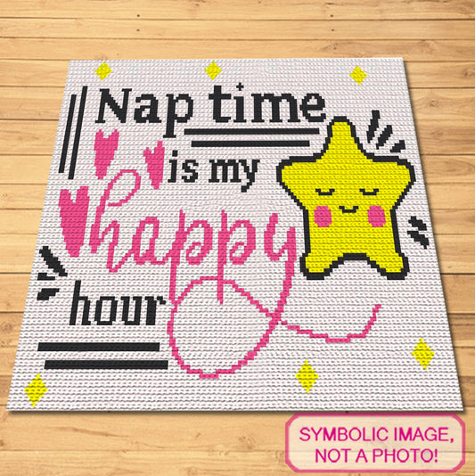 Happy Hour, Crochet Star Blanket - Crochet Baby Blanket, Crochet Star Pillow