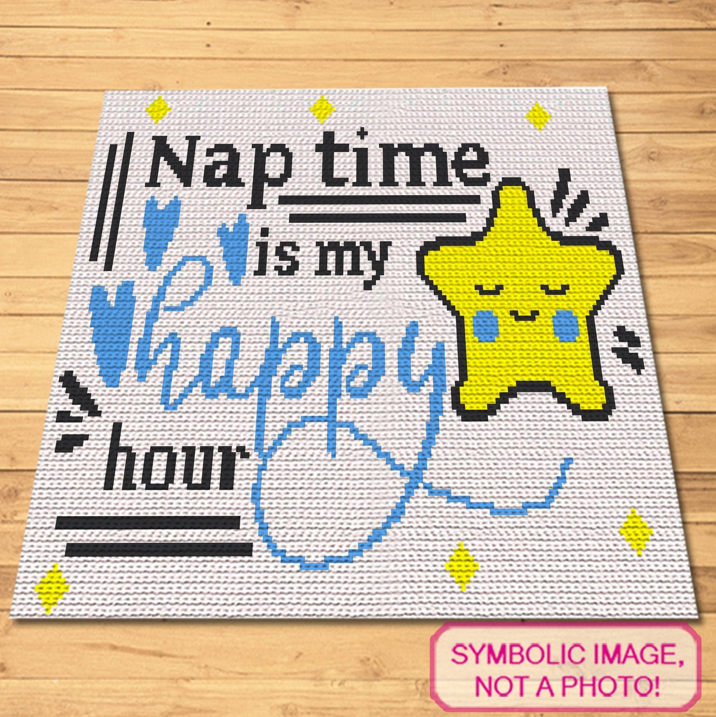 Happy Hour, Crochet Star Blanket - Crochet Baby Blanket, Crochet Star Pillow