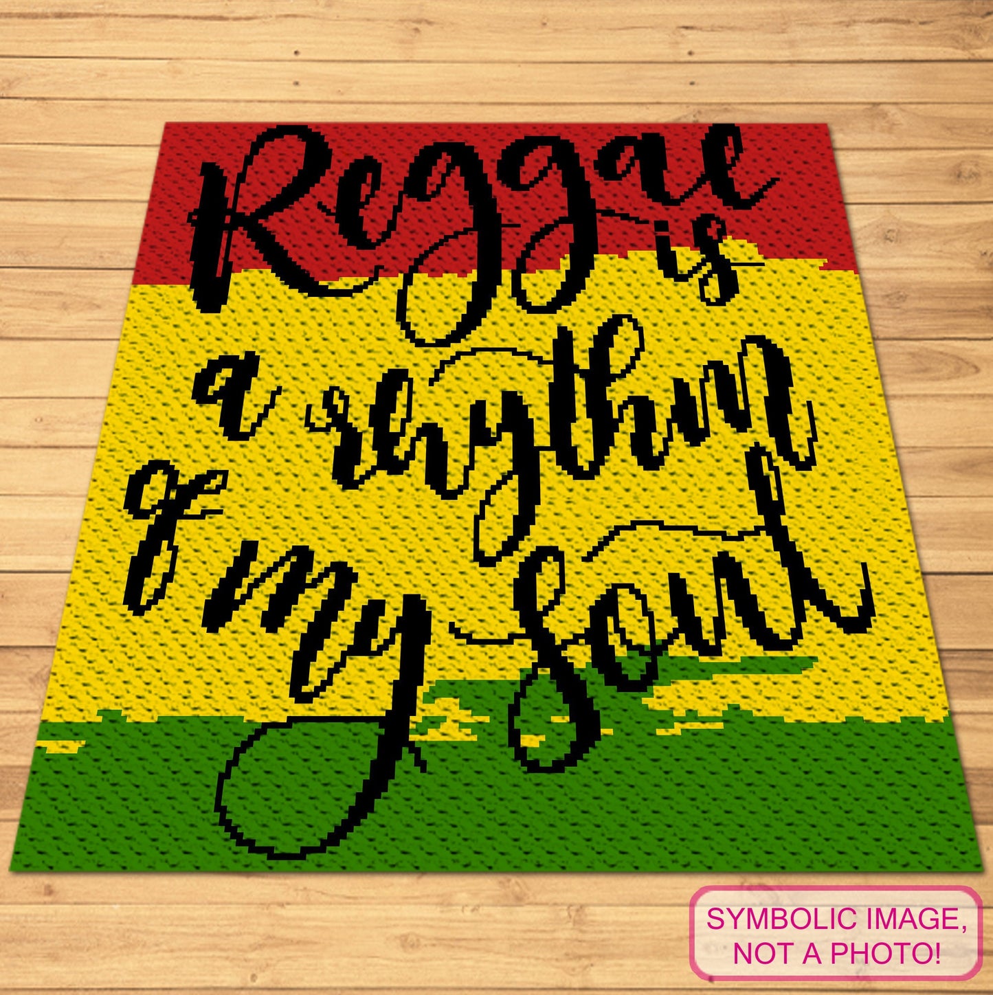Crochet Rasta - Summer Crochet Pattern - C2C Crochet Blanket Pattern