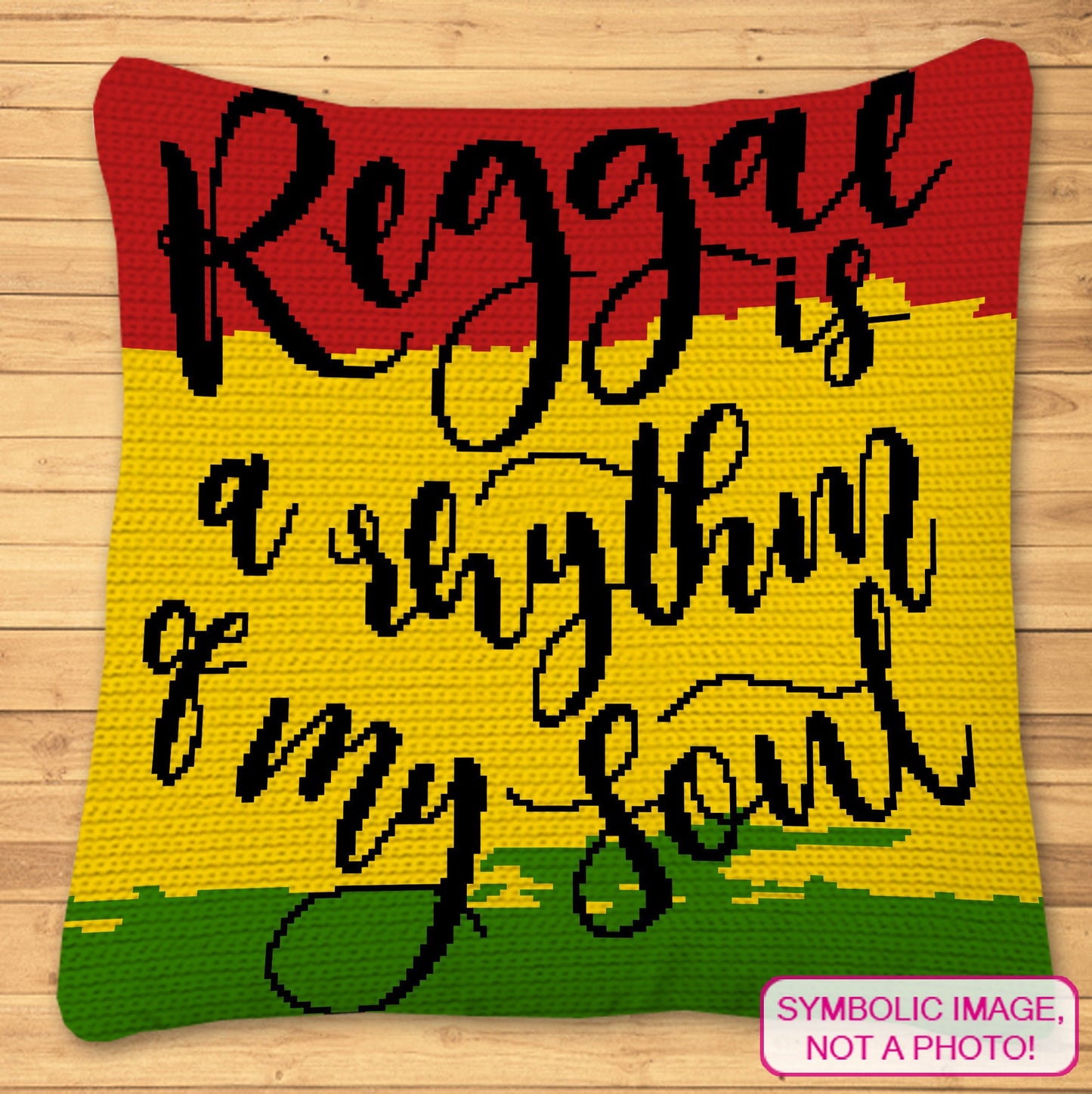 Summer Crochet Pattern - Crochet Rasta - Tapestry Crochet Blanket and Crochet Pillow Pattern