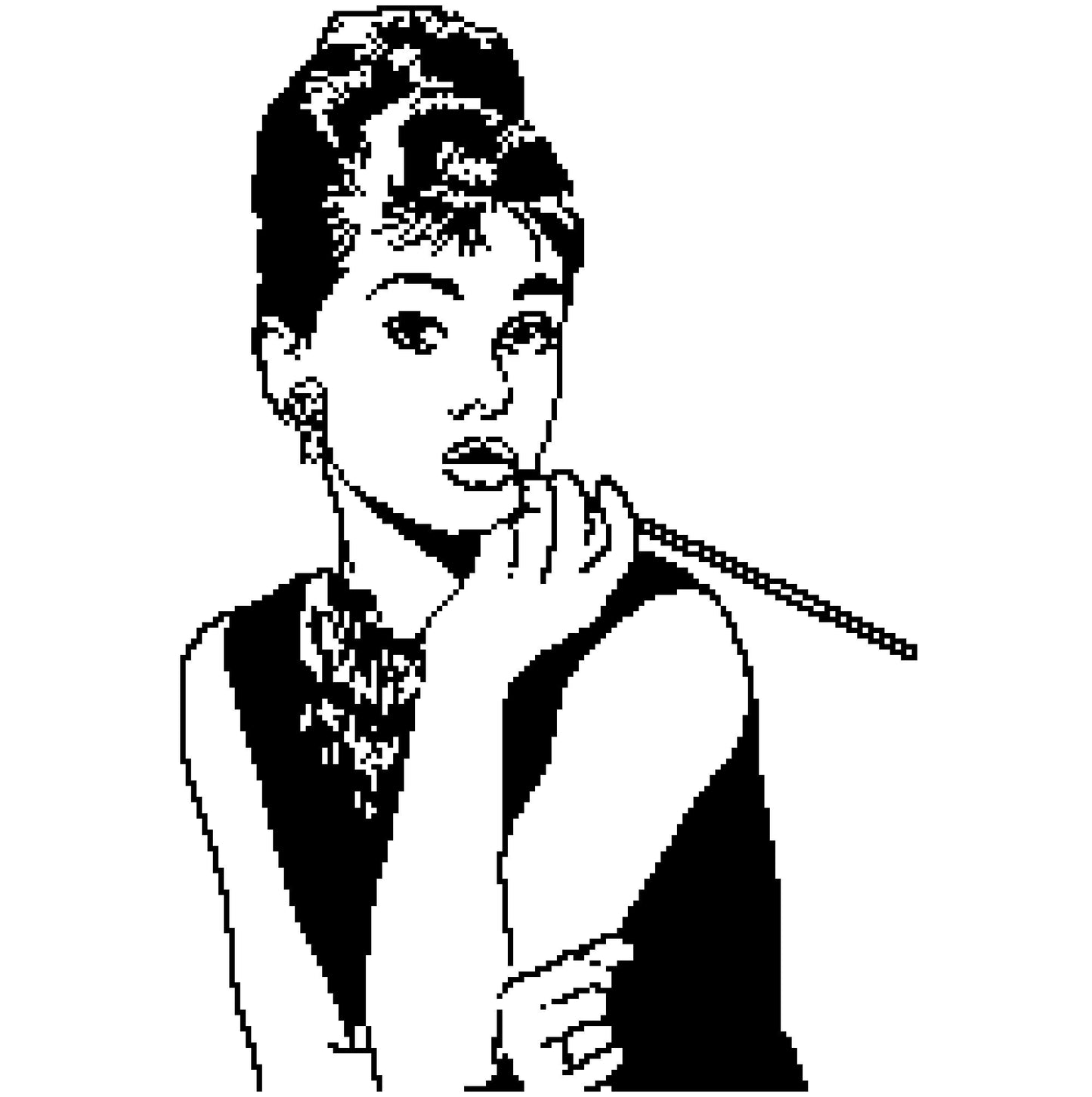 Crochet Celebrity Audrey Hepburn - Tapestry Crochet Blanket Pattern