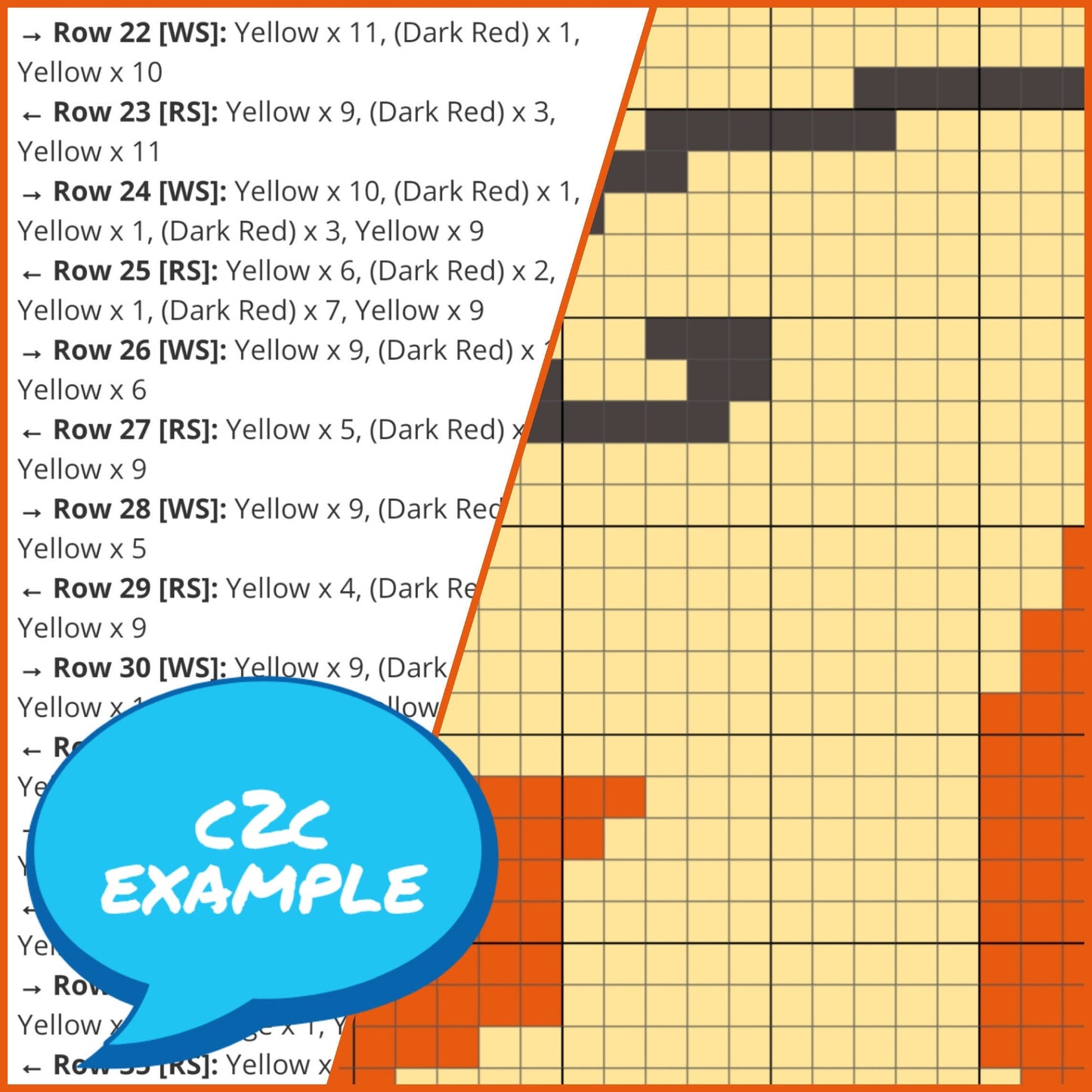 Thankful Thanksgiving Crochet Pattern - C2C Afghan Pattern