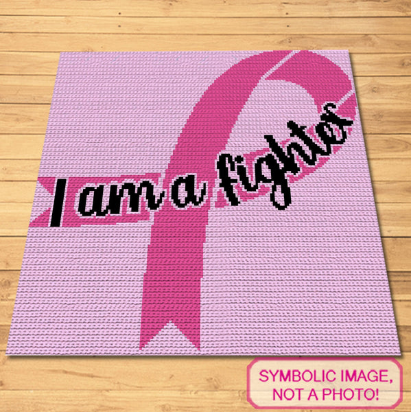 I Am A Fighter - Cancer Crochet Pattern BUNDLE