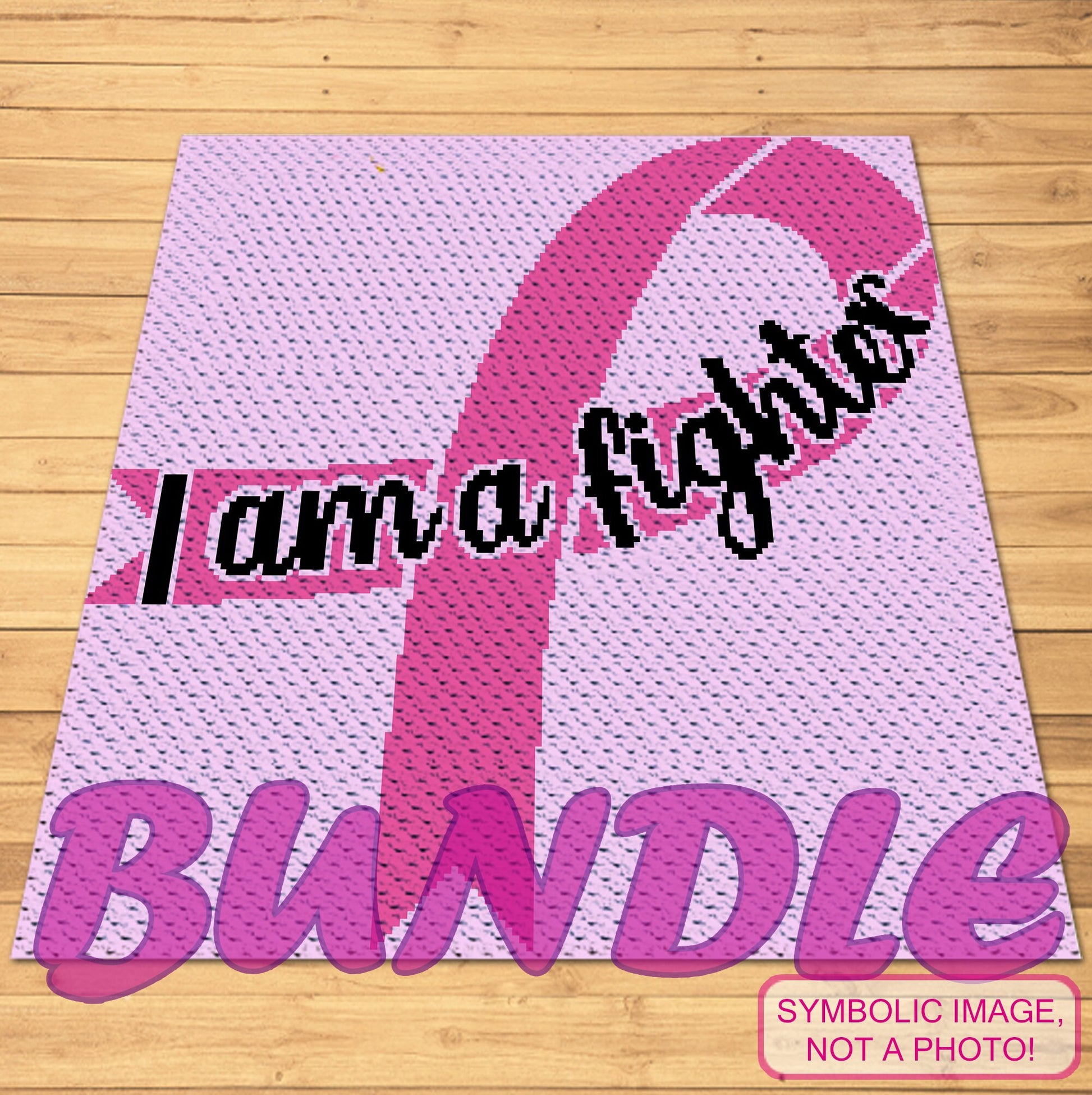 Wrap yourself in the warm embrace of inspiration and resilience with my remarkable 'I Am A Fighter' Crochet Pattern BUNDLE for Cancer Survivors. Each stitch carries the message of Strength, Hope, and the Power to overcome adversity. Craft a Pillow or a Blanket that reflects your journey and spreads a message of courage. Click to learn more!