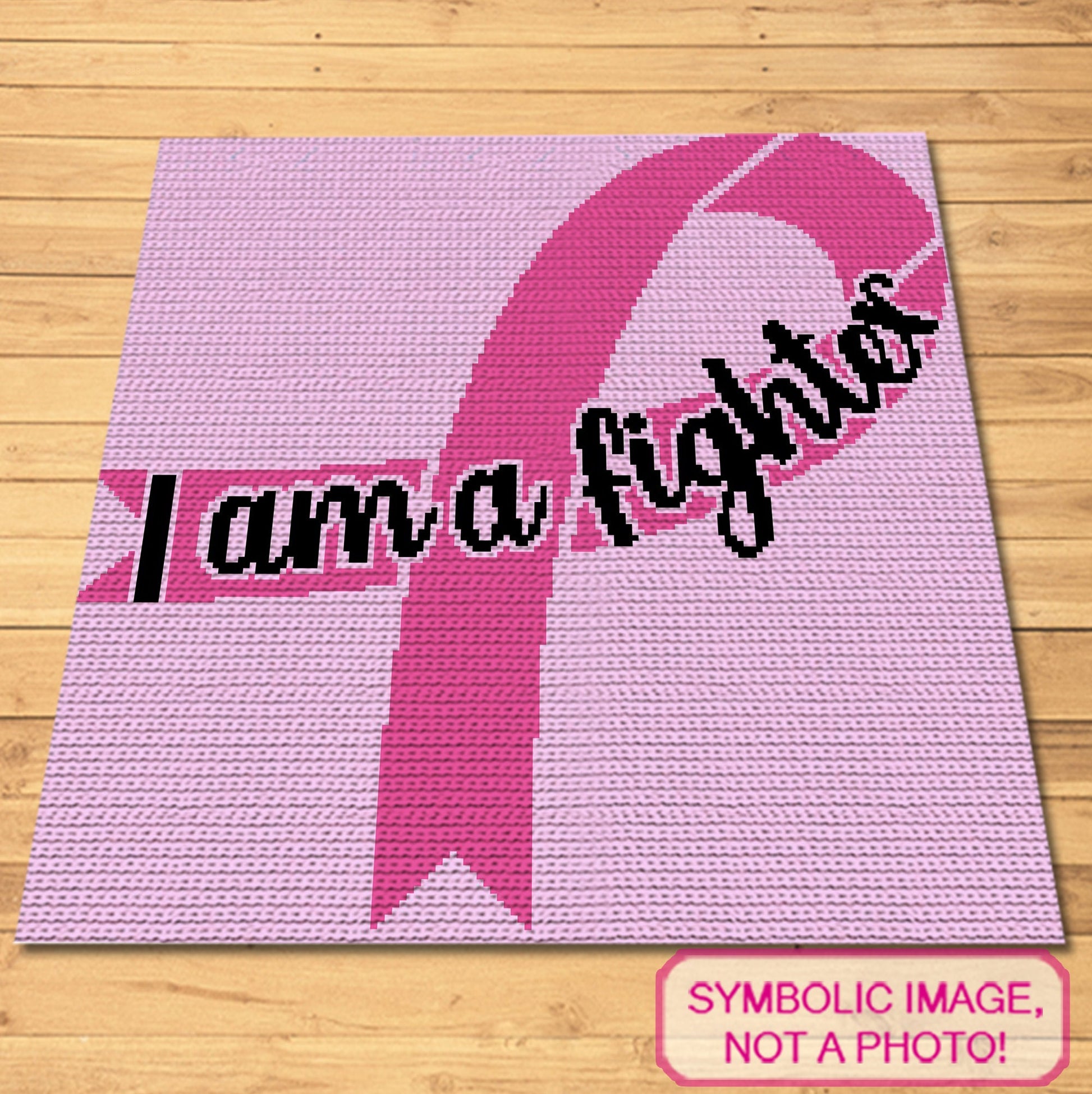 Embrace your warrior spirit and honor the strength within with my inspiring 'I Am A Fighter' Crochet Pillow Pattern for Cancer Survivors. This design serves as a daily reminder of your resilience, courage, and unwavering determination. Stitch your story of Triumph and create a cozy sanctuary of Empowerment! 