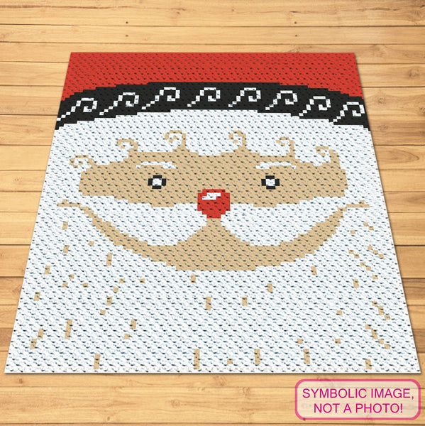 Crochet Santa Claus Pattern - Santa Crochet Blanket Pattern