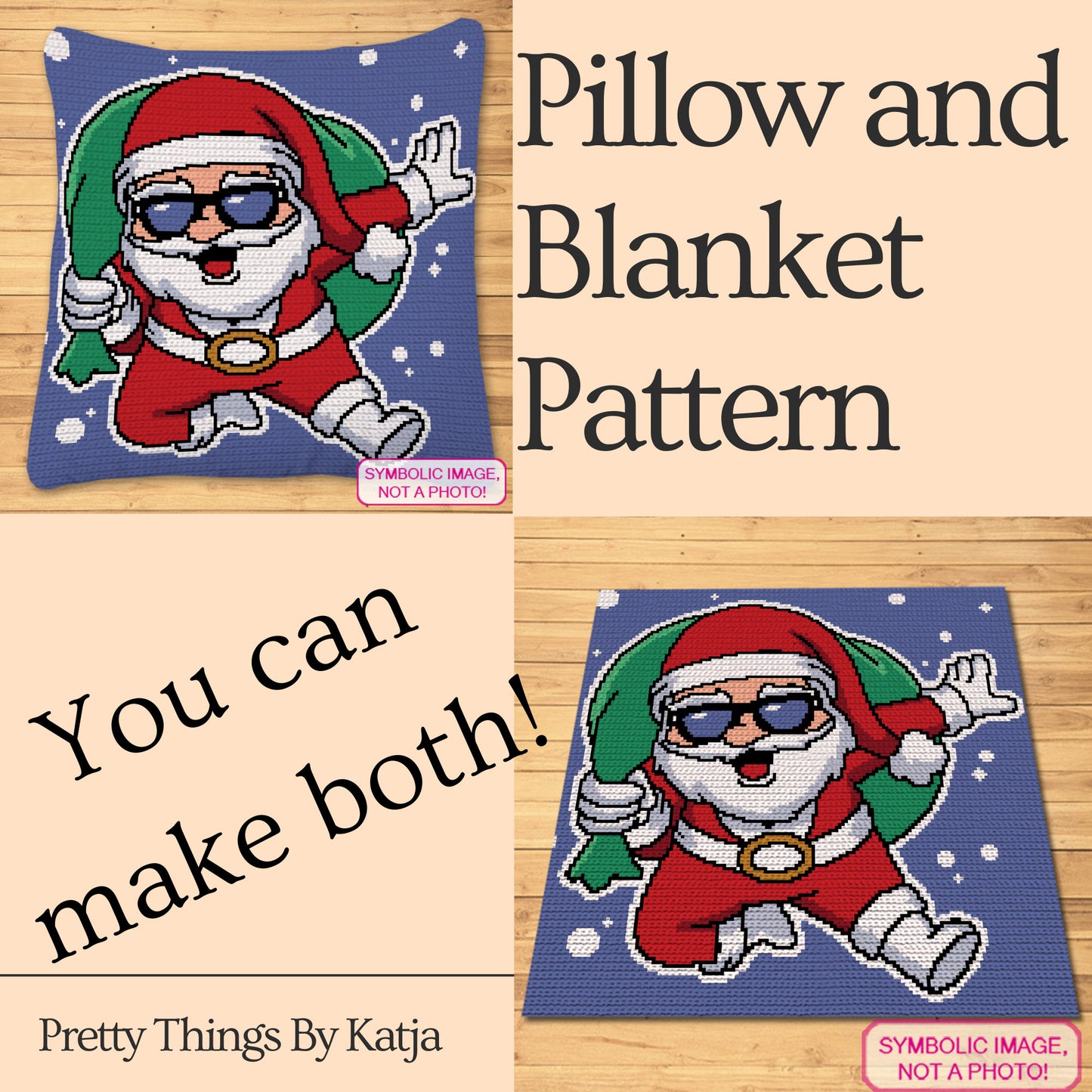 Crochet Santa Pattern Bundle - Christmas Crochet Pattern