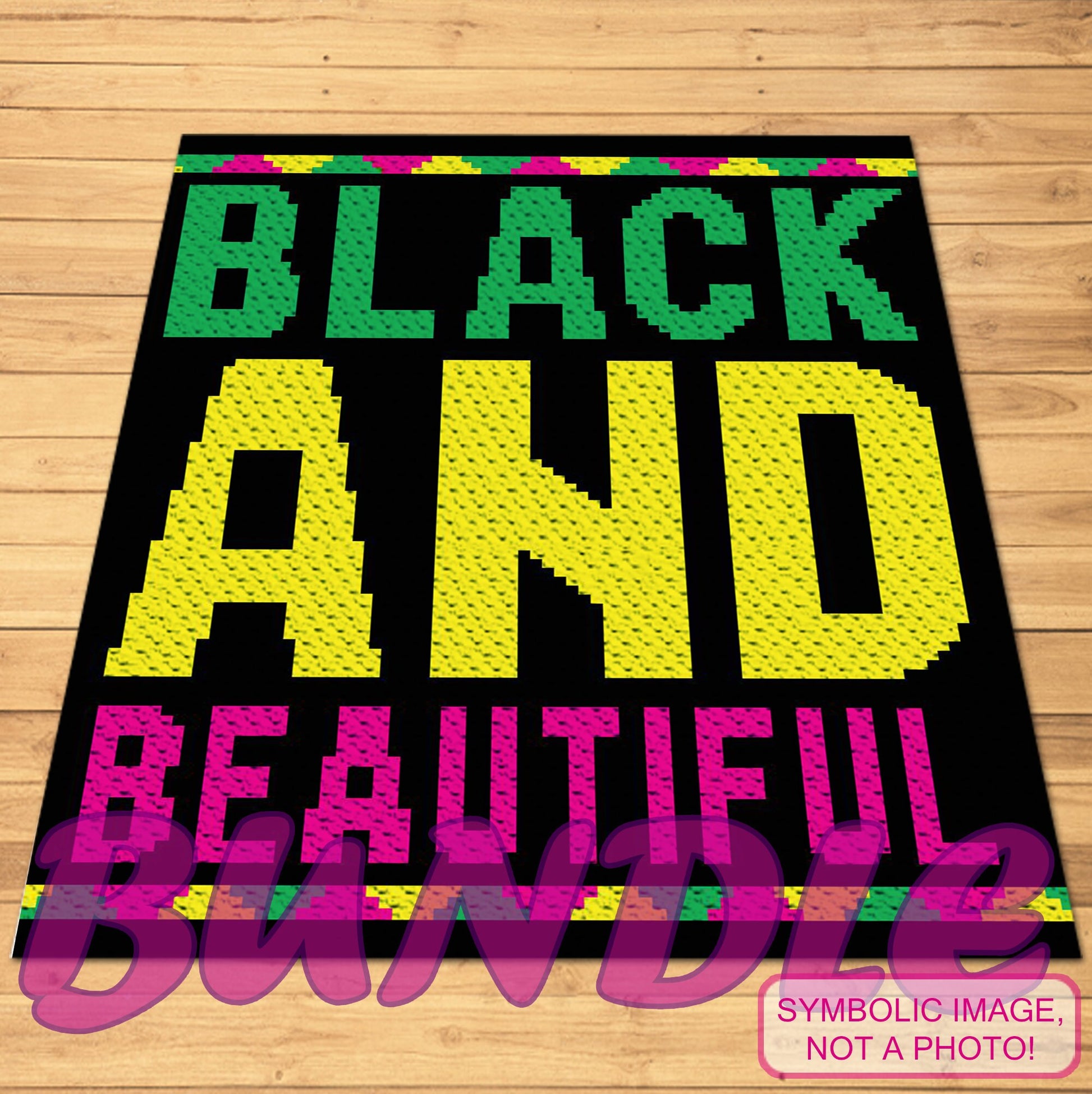 Black and Beautiful Crochet Pattern BUNDLE - Weaving Culture and Pride!  Weave culture and pride into your home decor with the "Black and Beautiful" Crochet Pattern Bundle. This captivating Pattern showcases African-inspired motifs and vibrant colors, capturing the essence of Black beauty and resilience. Crochet a stunning Pillow and a Blanket that adds a touch of cultural heritage to any space. Follow the provided written instructions and graphs to bring this inspiring design to life!