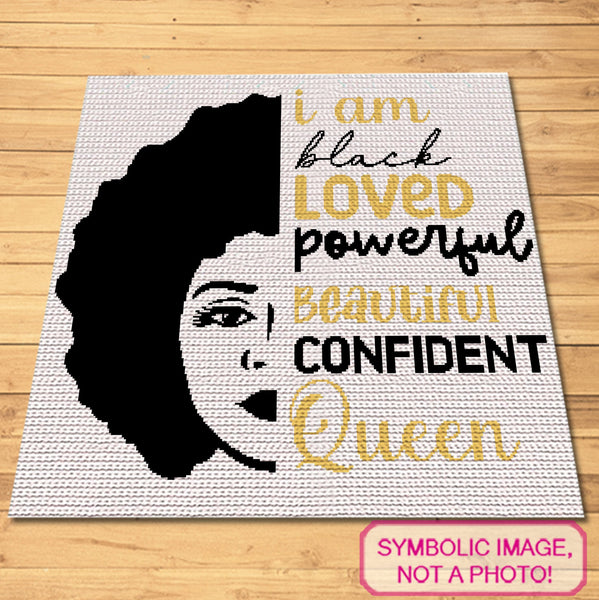 BLM Crochet is a Graph Pattern with Written Instructions for Crochet Blanket, PDF Digital Files Click to learn more!