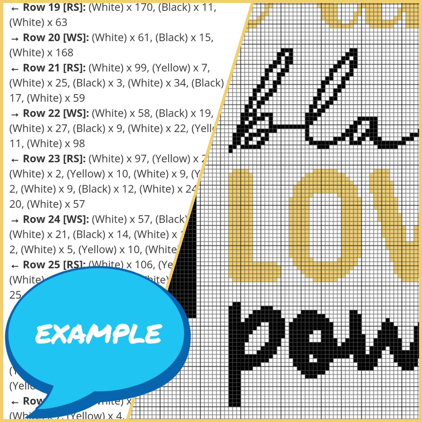 BLM Crochet is a Graph Pattern with Written Instructions for Crochet Blanket, PDF Digital Files Click to learn more!